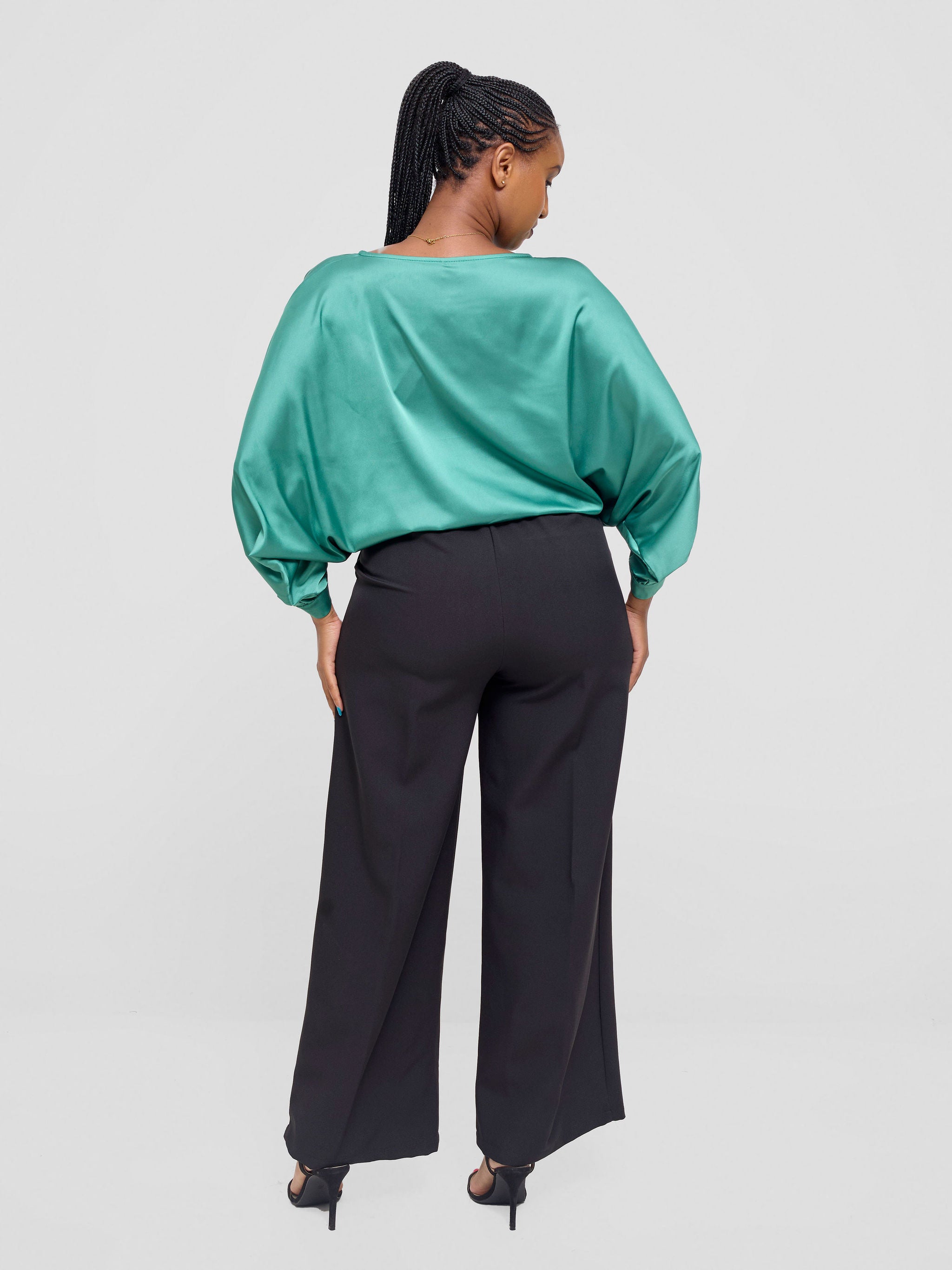 Vivo Sawari Crossed Cuff Batwing Top - Mint