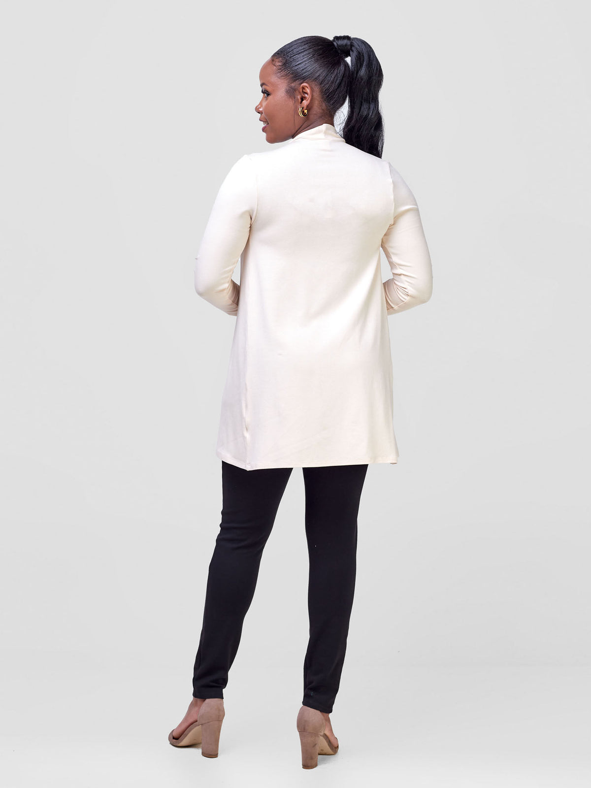 Vivo Basic Drop Shoulder Top - Dark Green