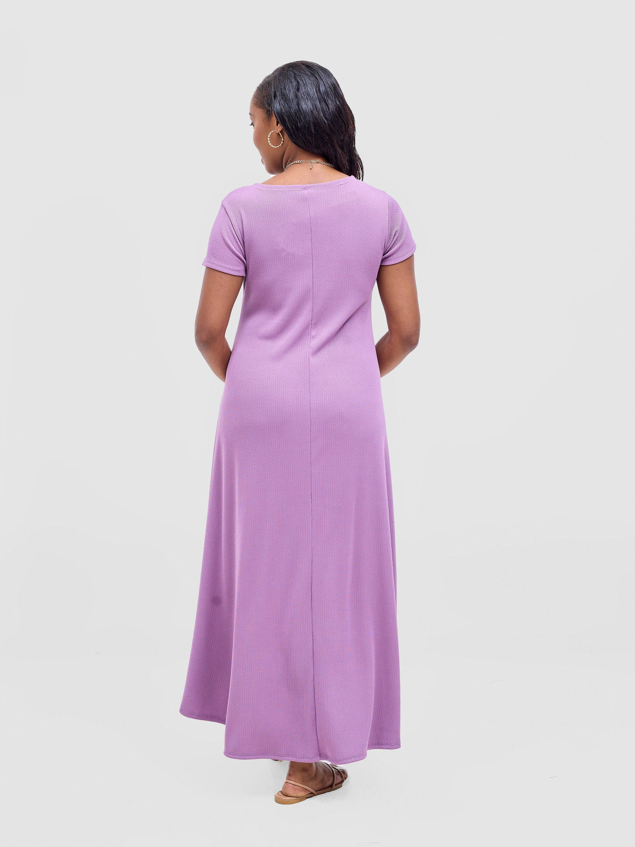Vivo Rema High Low Maxi Dress - Lilac