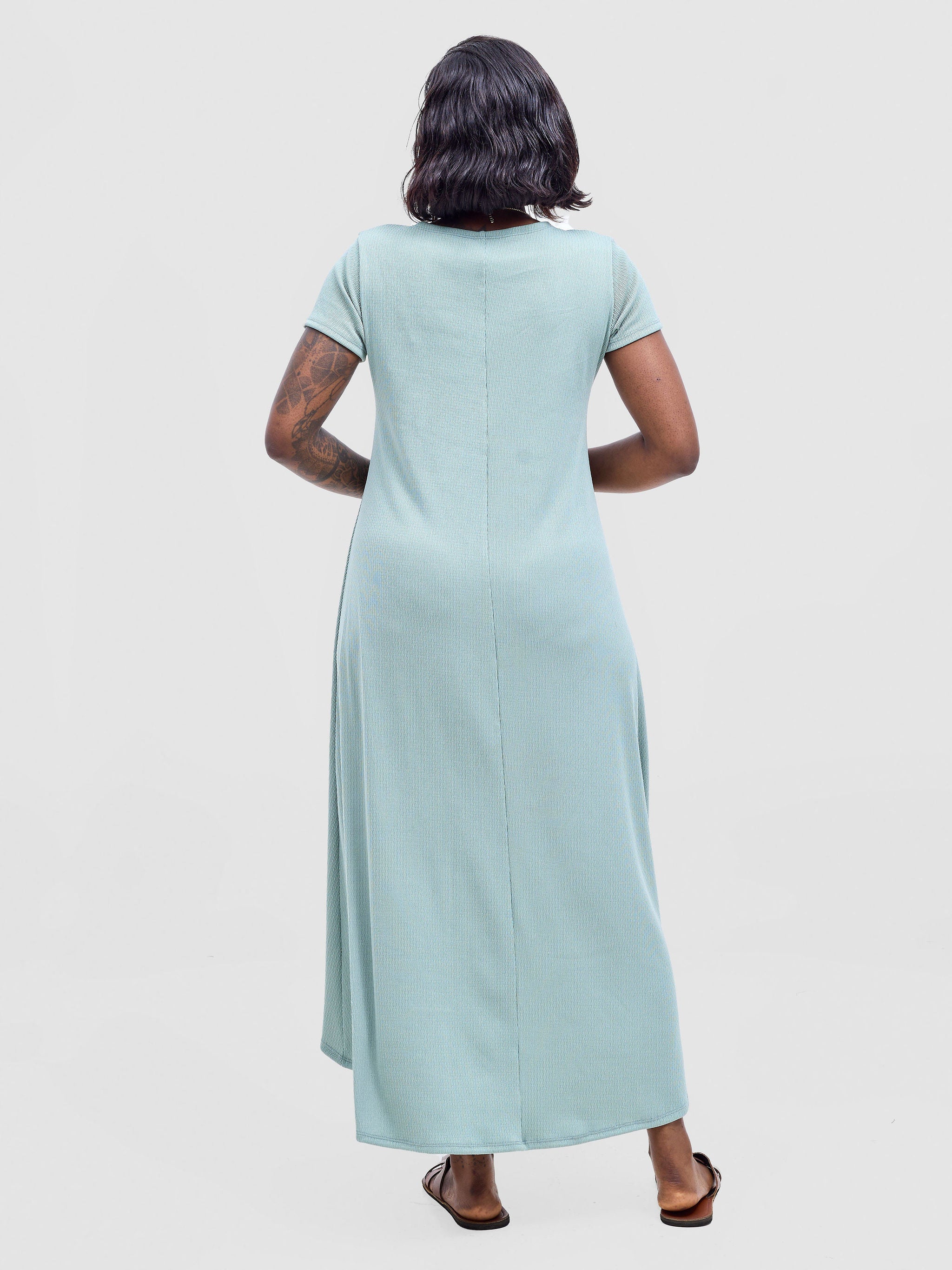 Vivo Rema High Low Maxi Dress - Sage