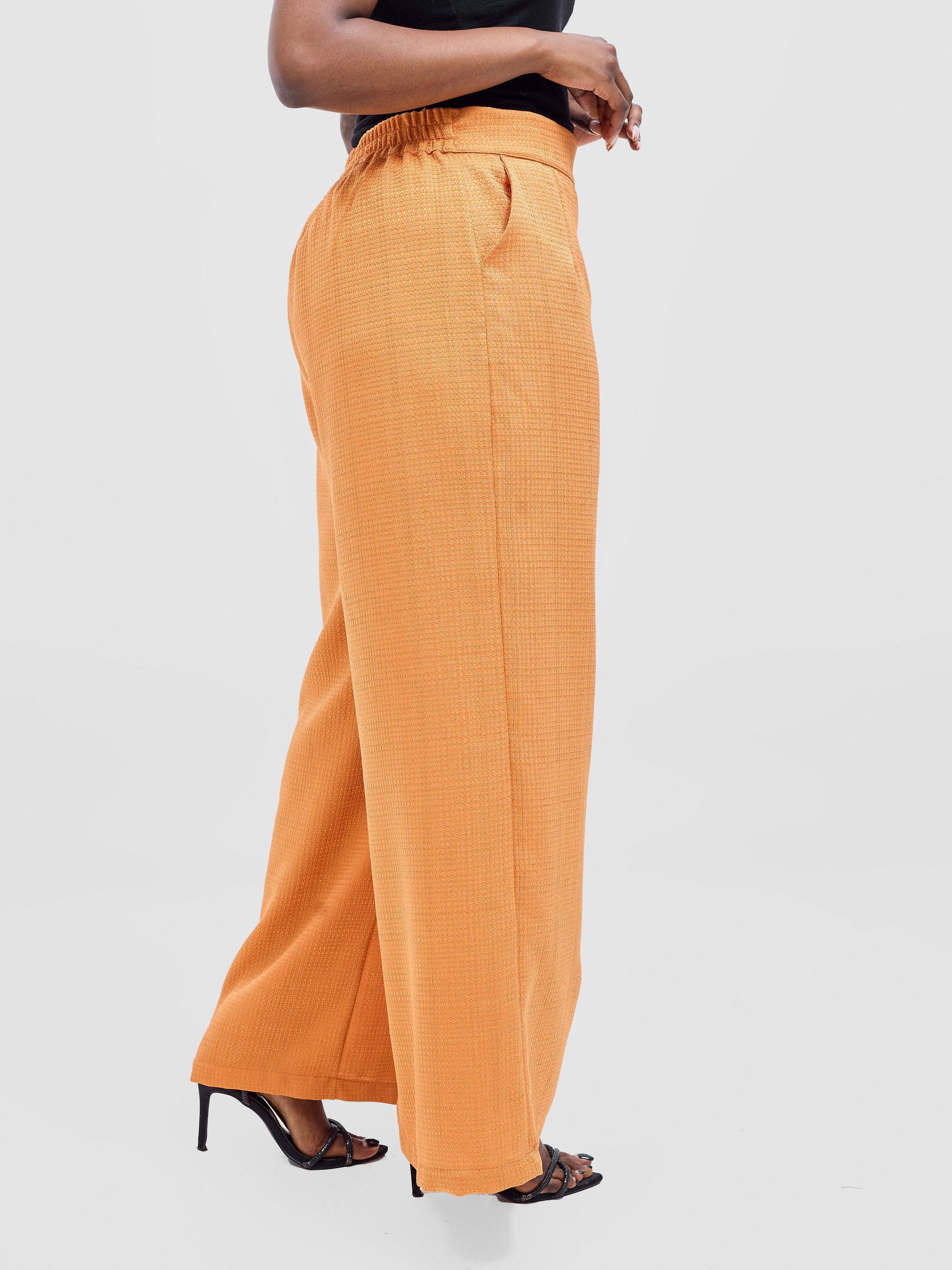 Vivo Analo Wide Leg Pants - Orange