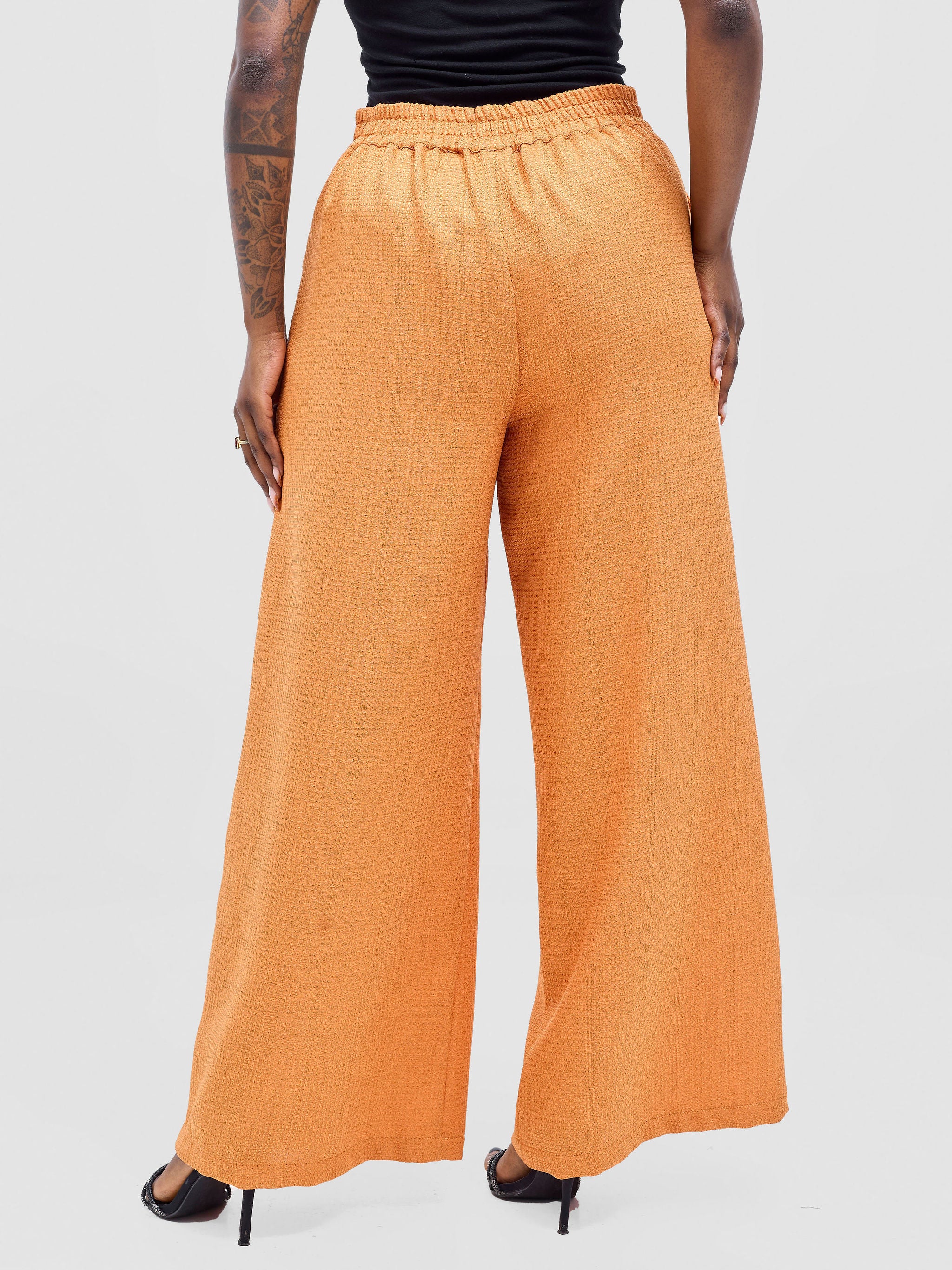 Vivo Analo Wide Leg Pants - Orange