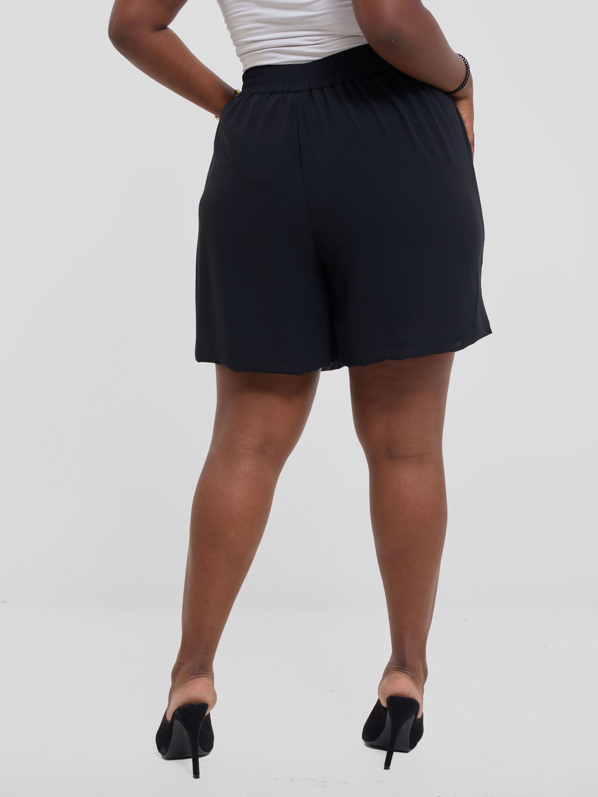 Vivo Chiffon  Shorts - Black