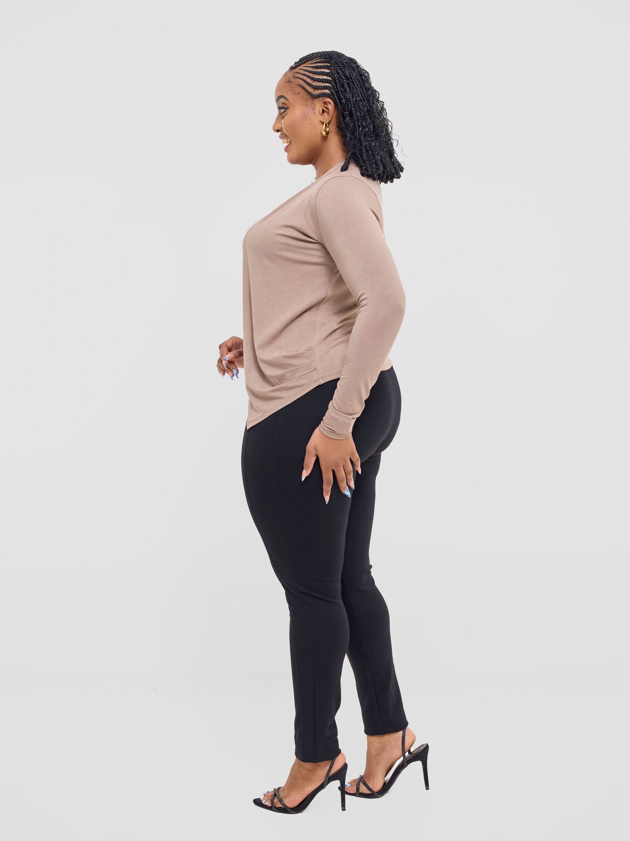 Vivo Basic Sienna Waterfall - Dark Taupe