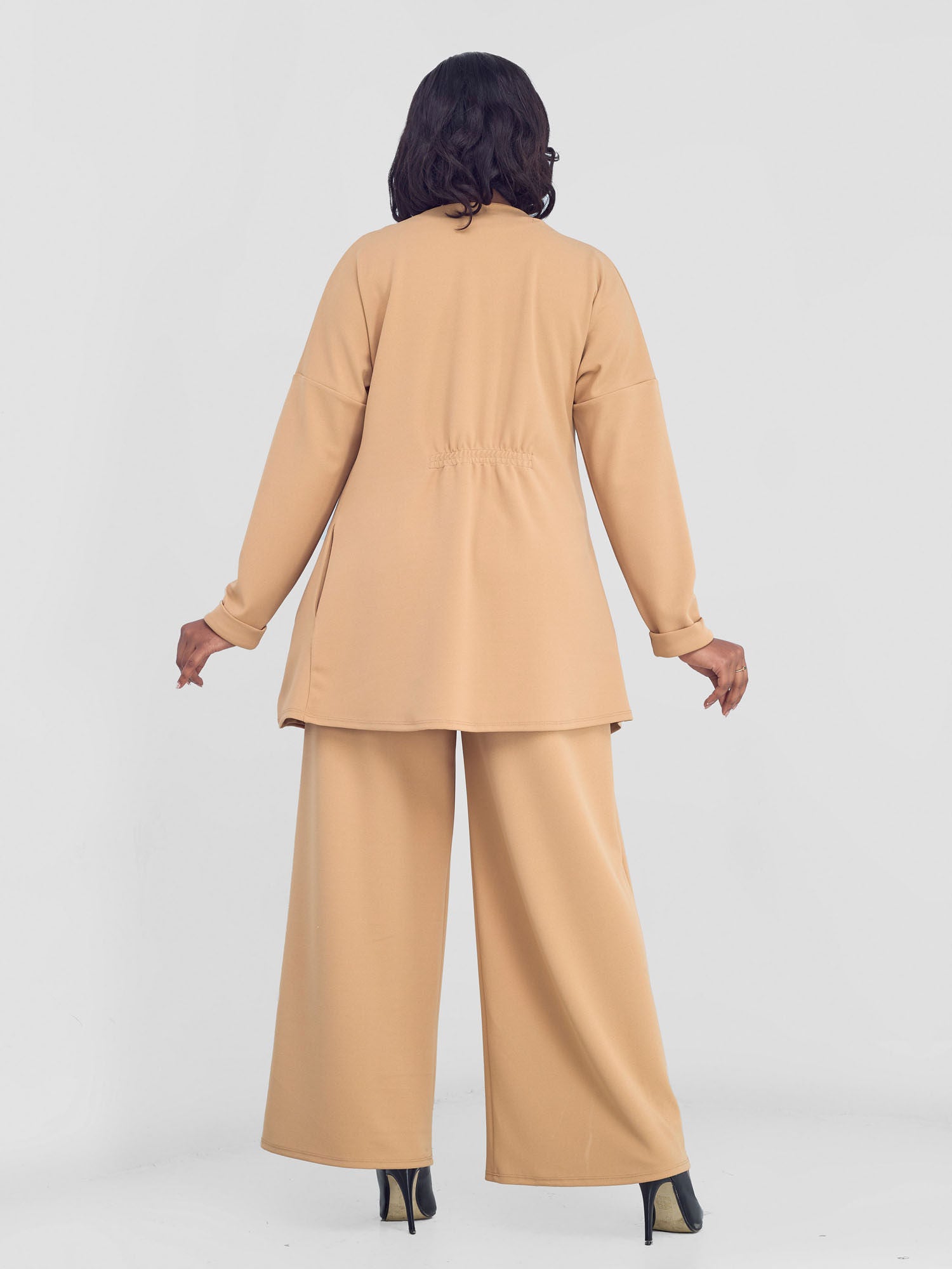 Vivo Wila Turn Up Coat - Taupe