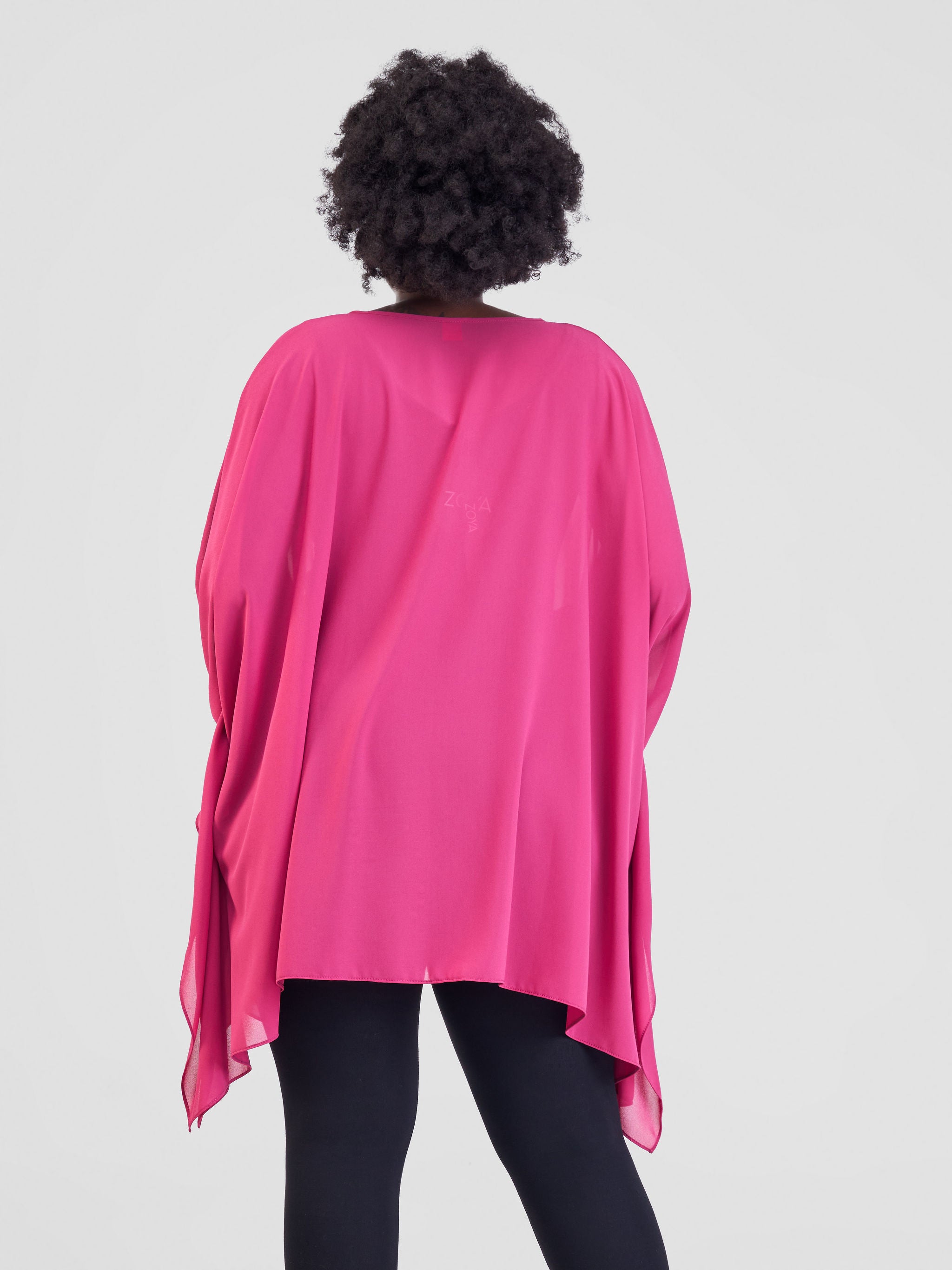 Vivo Malindi Loose Top - Dark Pink
