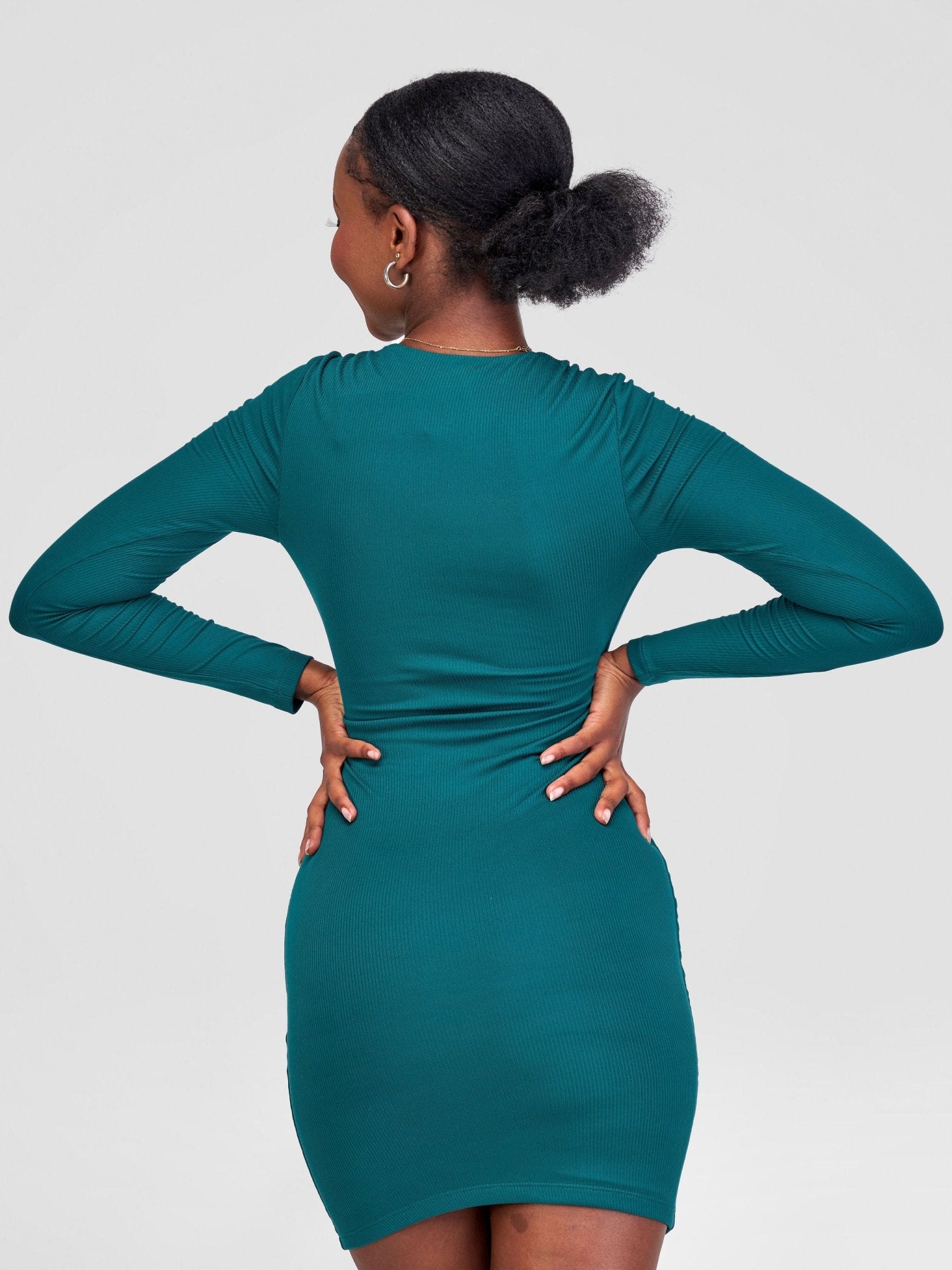 Popular 21 Double Layer Long Sleeve Dress - Botanical Garden - Shopzetu