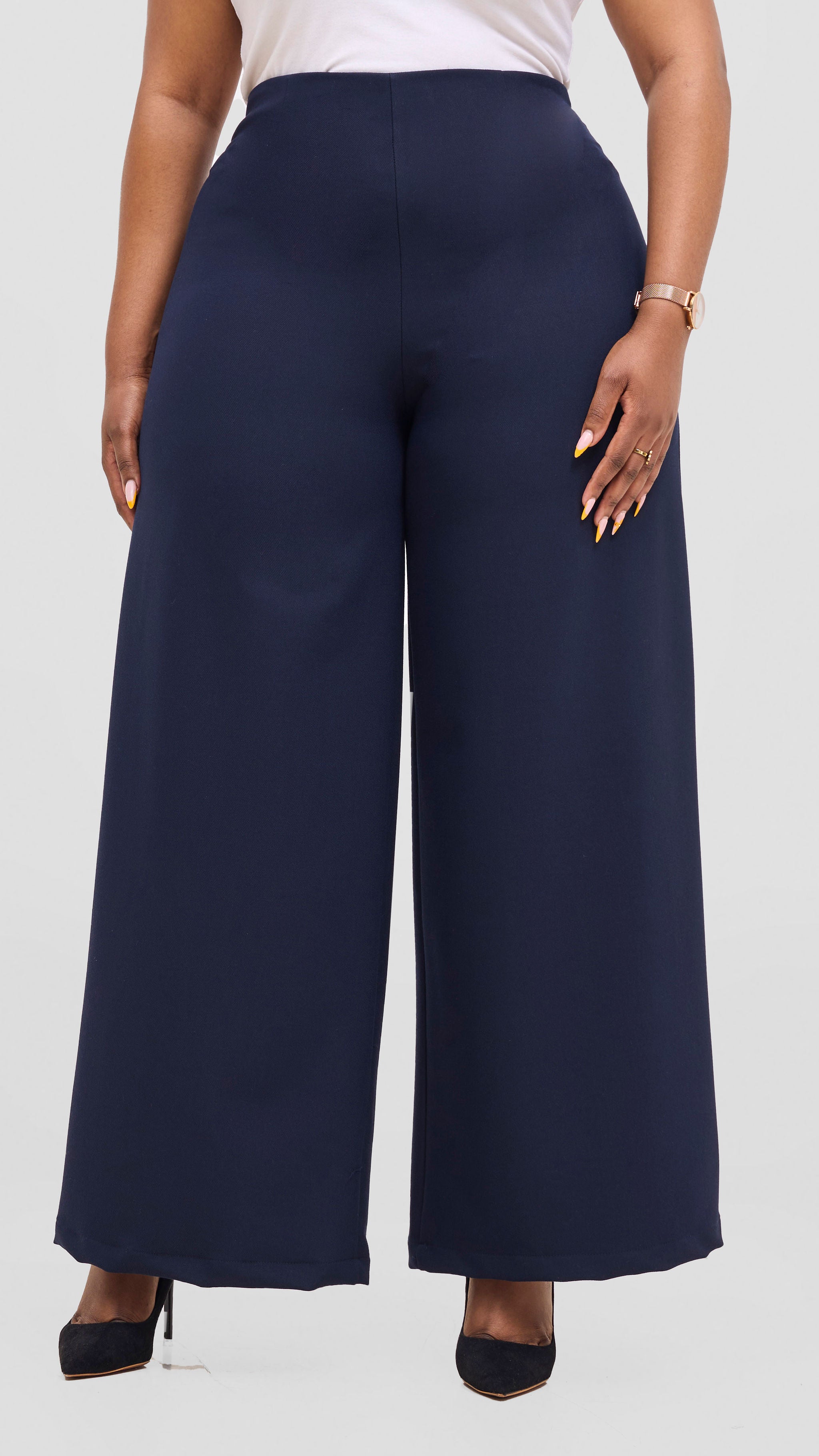 Vivo Diella Wide Leg Pants - Navy