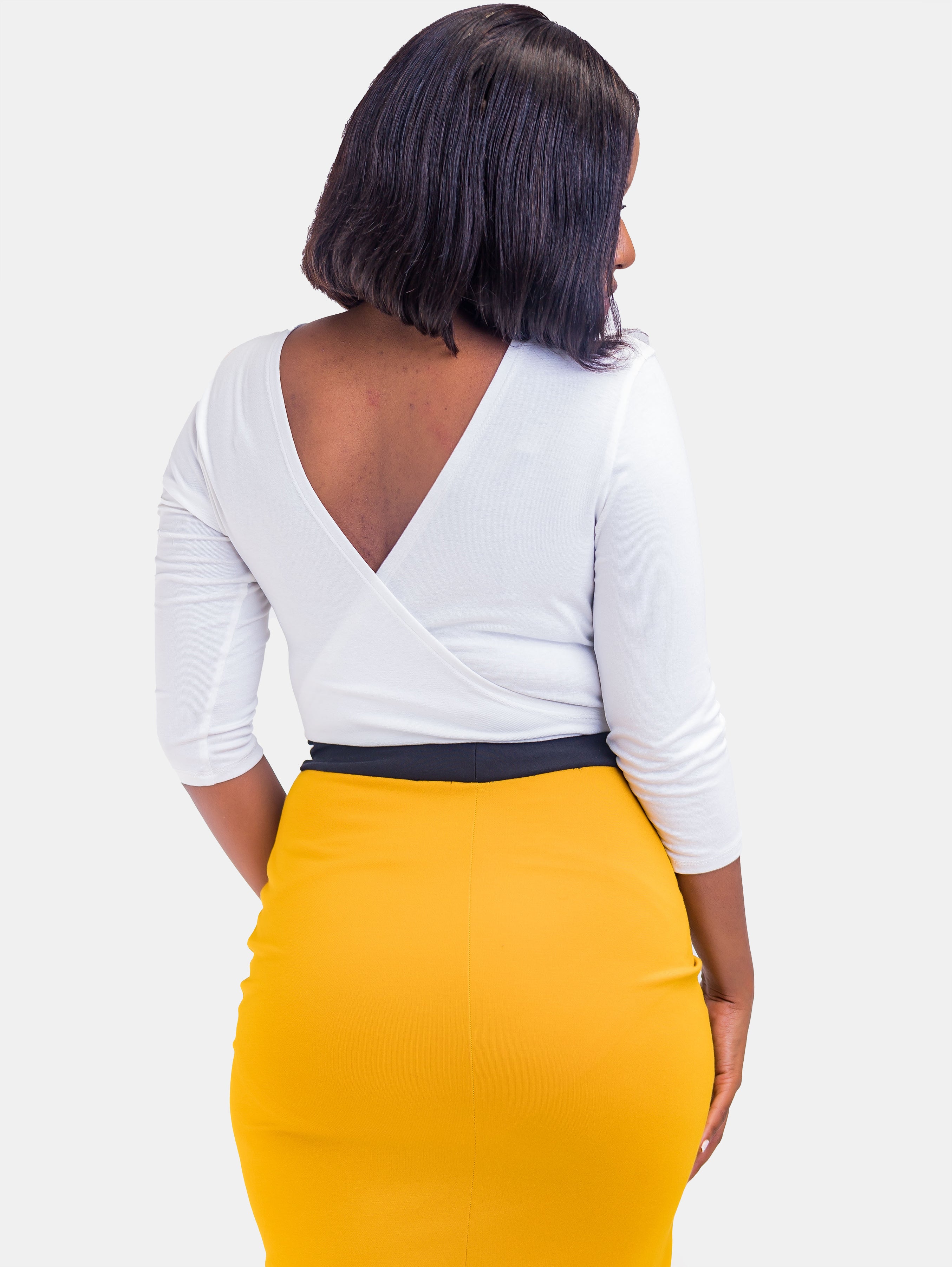 Sowairina ZaRa Crossover Bodysuit (Special Offer)- White
