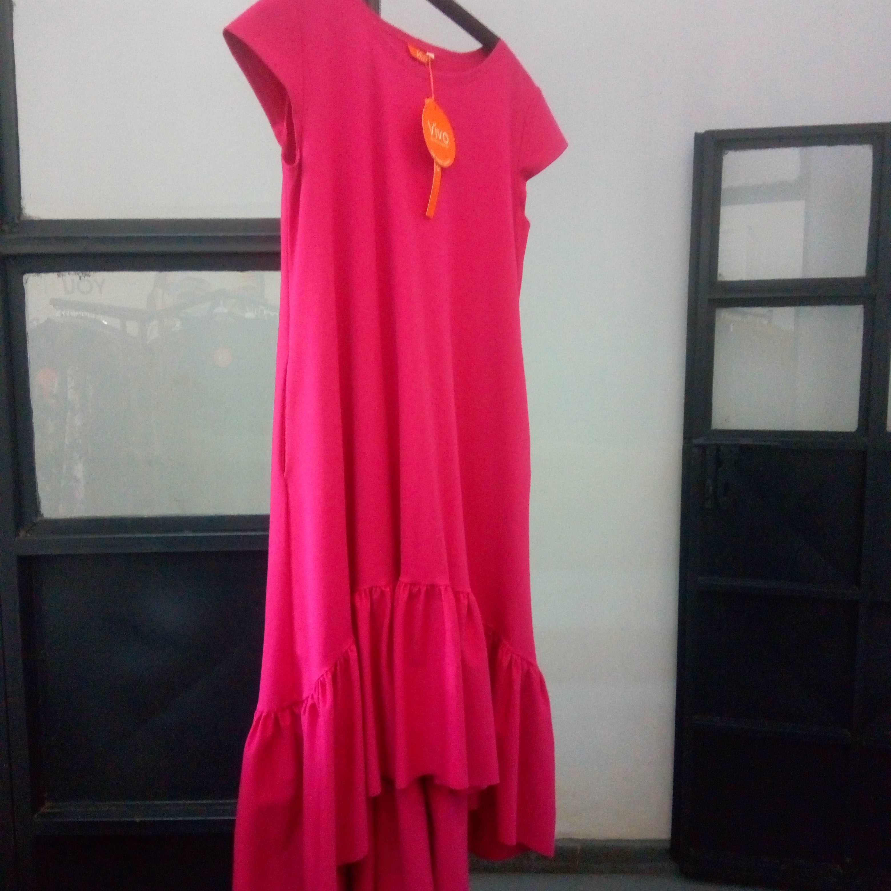 Vivo Lindi High Low Dress - Pink