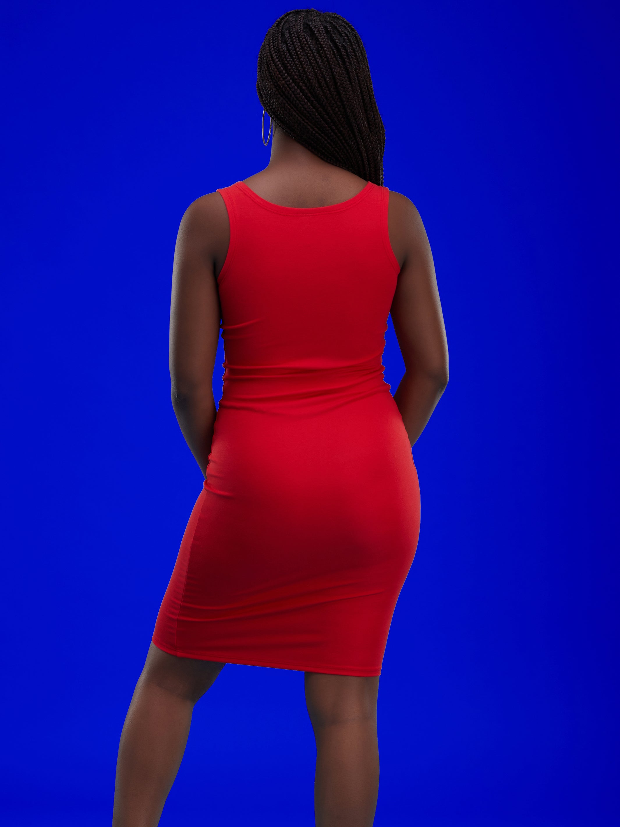Zoya Basic Bodycon - Red