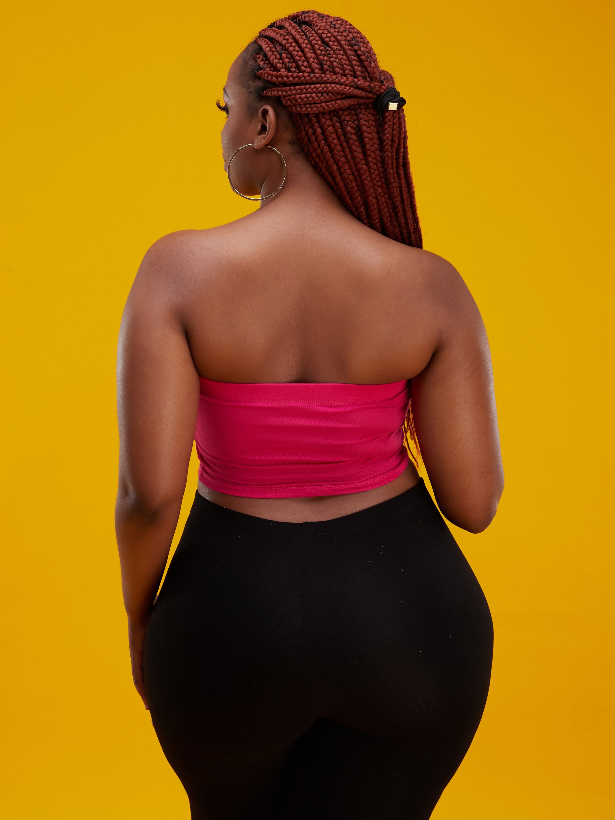 Zoya Basic Jersey Bandeau - Pink