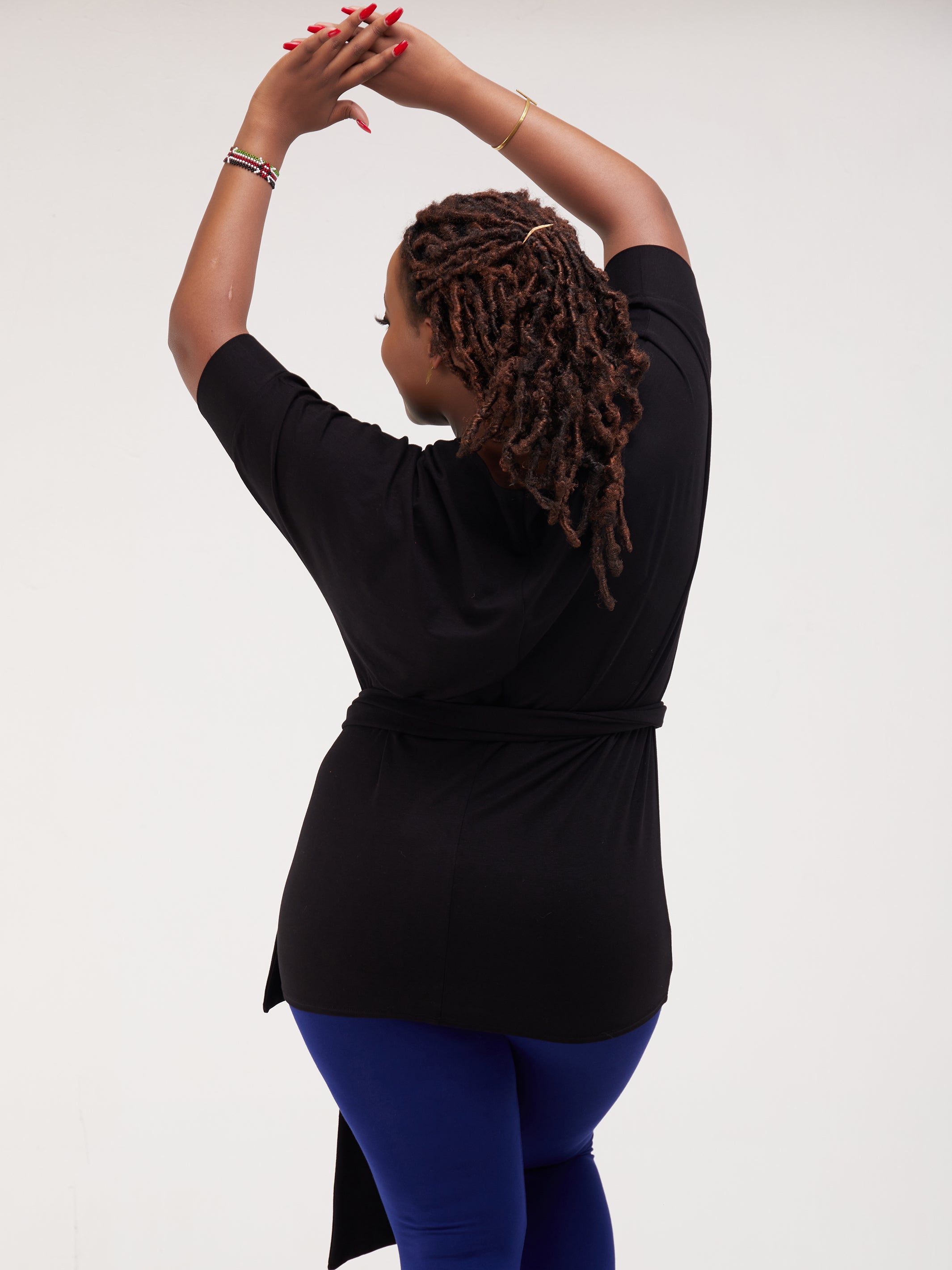 Vivo Basic Abby Loose Top - Black