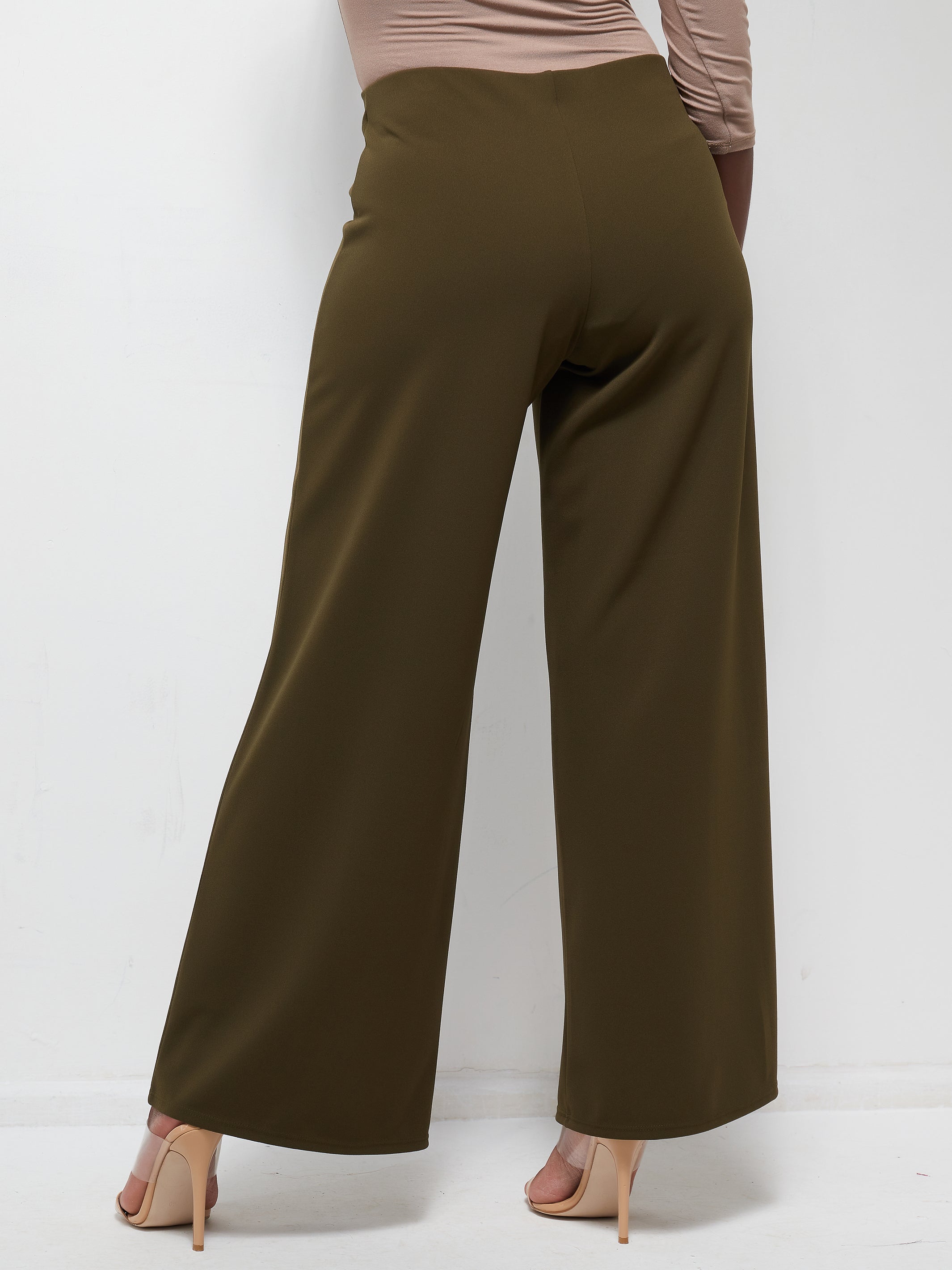 Vivo Dua Wide Leg Pants - Hunters Green