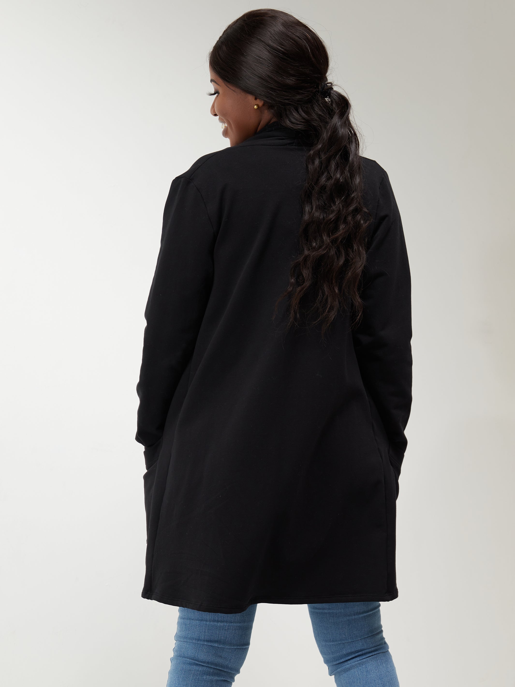 Vivo Fanah Long Sleeved Waterfall - Black