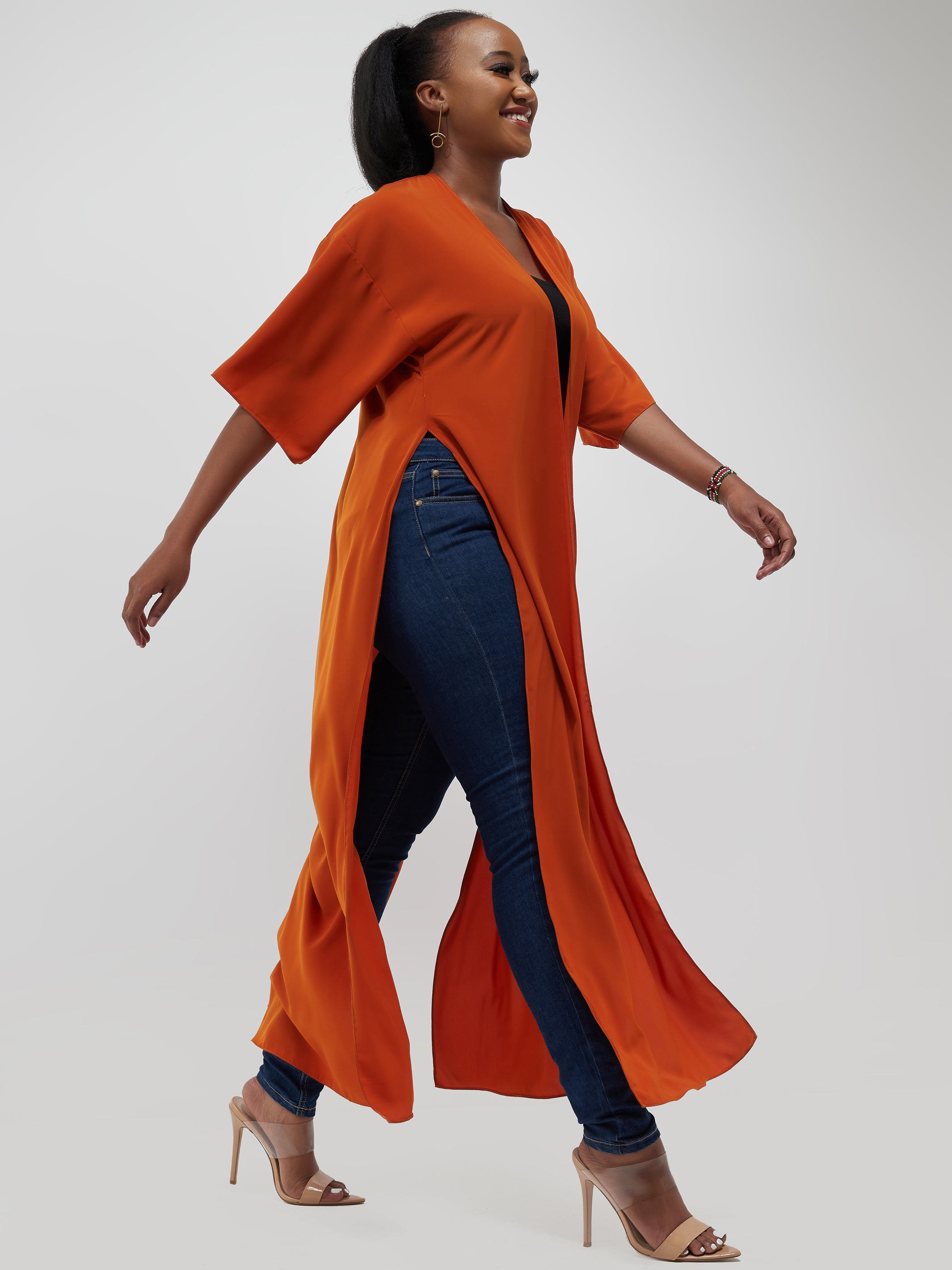 Safari Naima Kimono - Orange