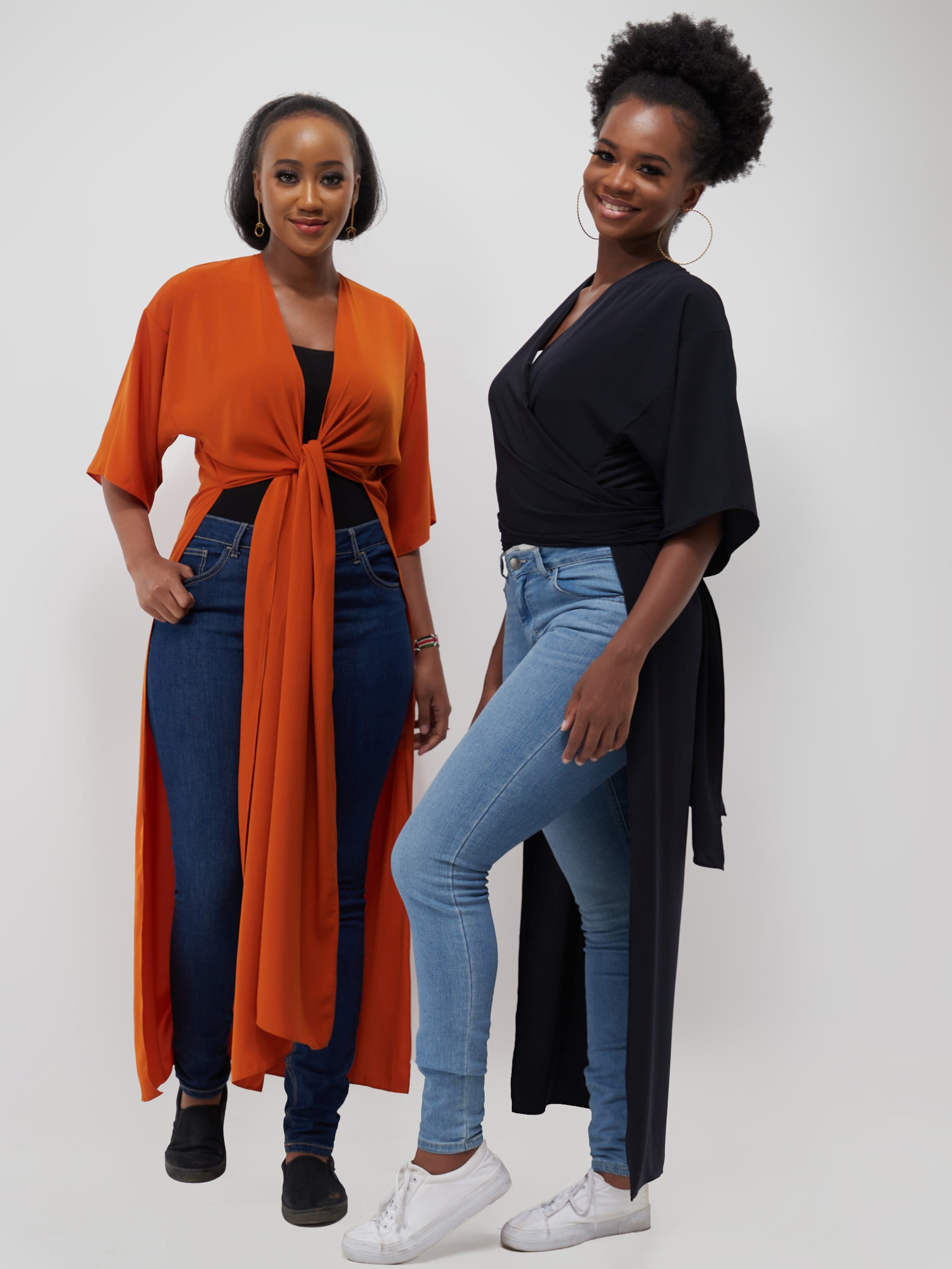Safari Naima Kimono - Navy Blue