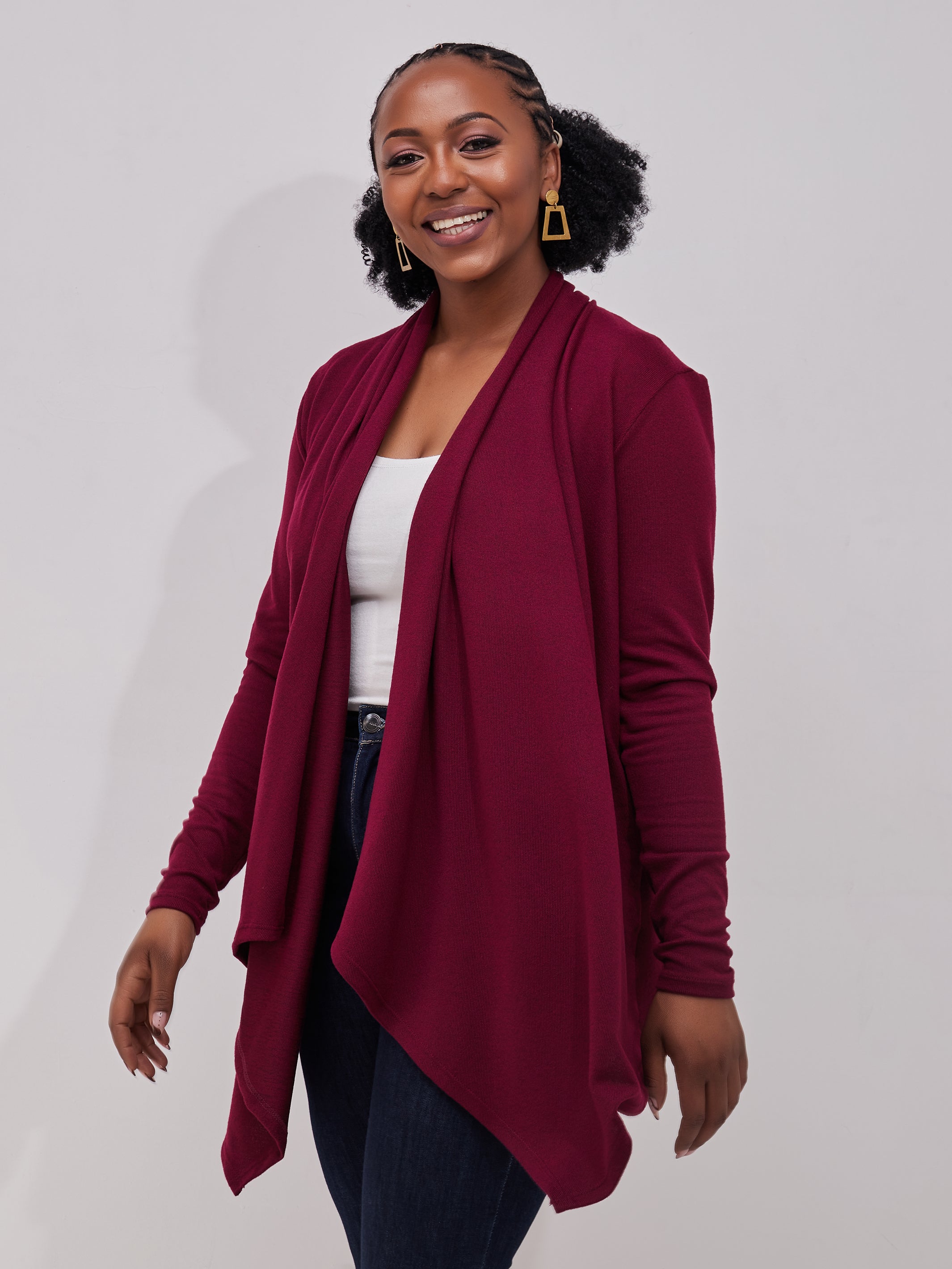 Vivo Basic Joy Sweater - Maroon