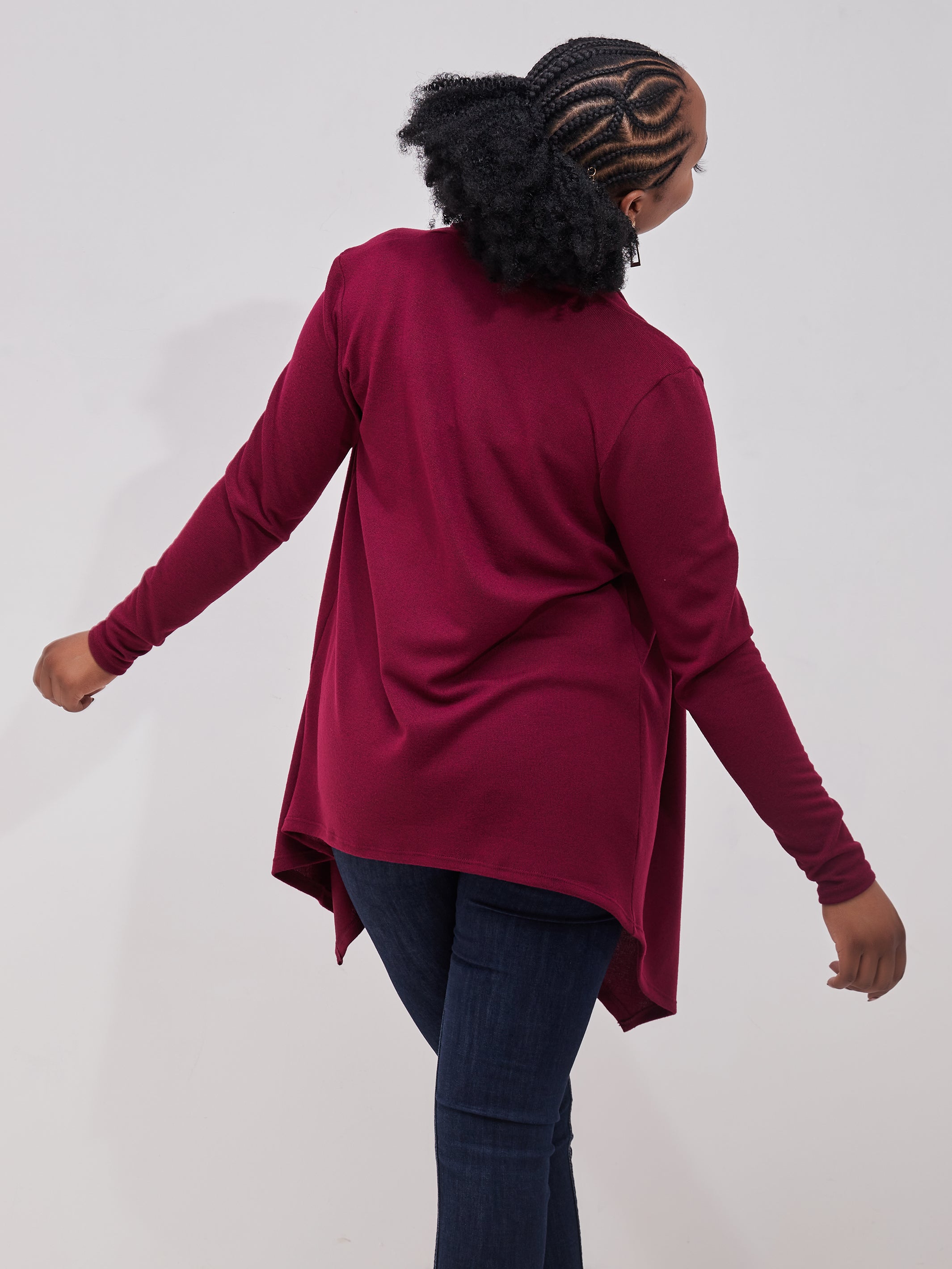 Vivo Basic Joy Sweater - Maroon