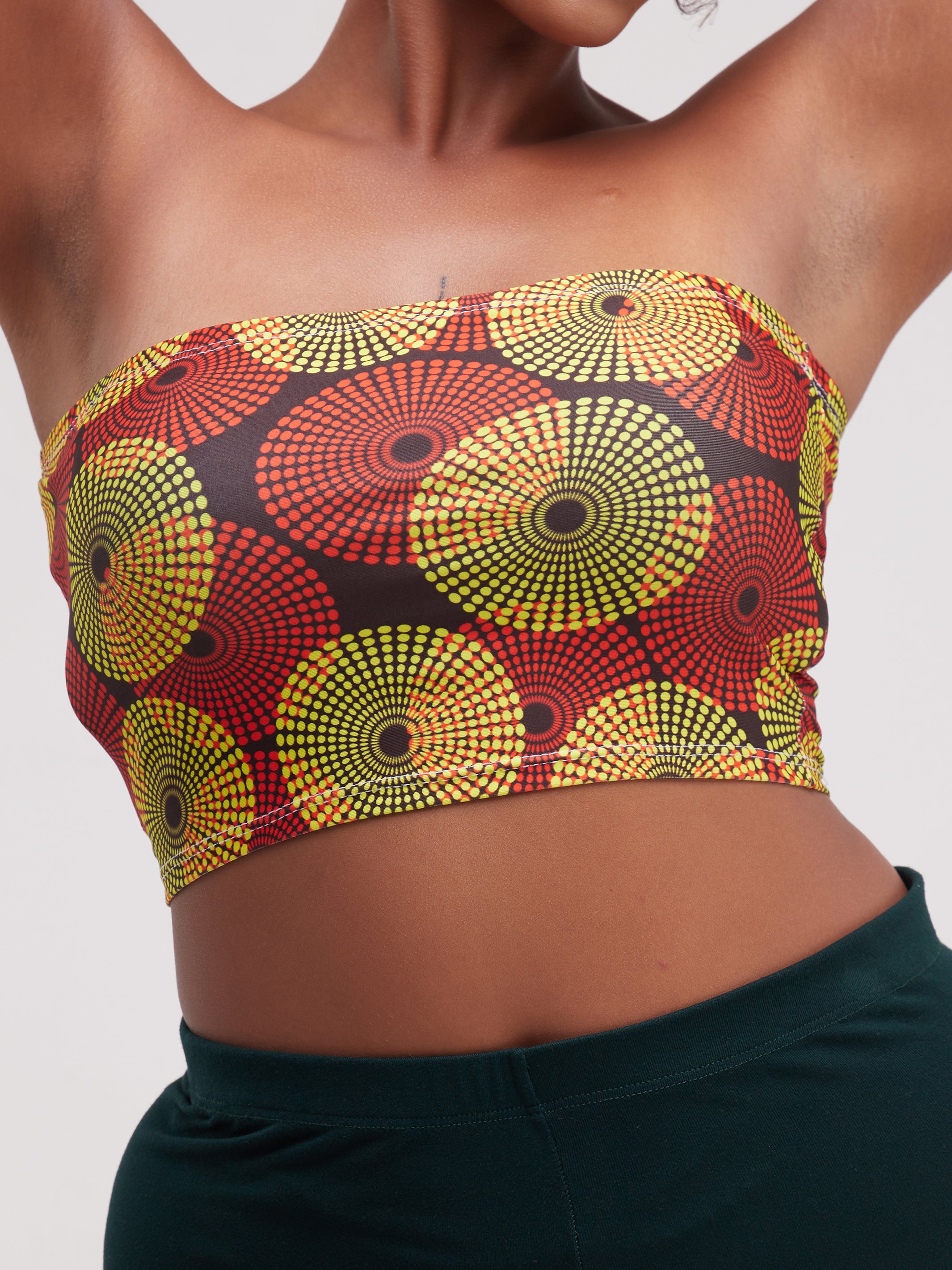 Zoya Essentials Bandeau - Yellow Ankara