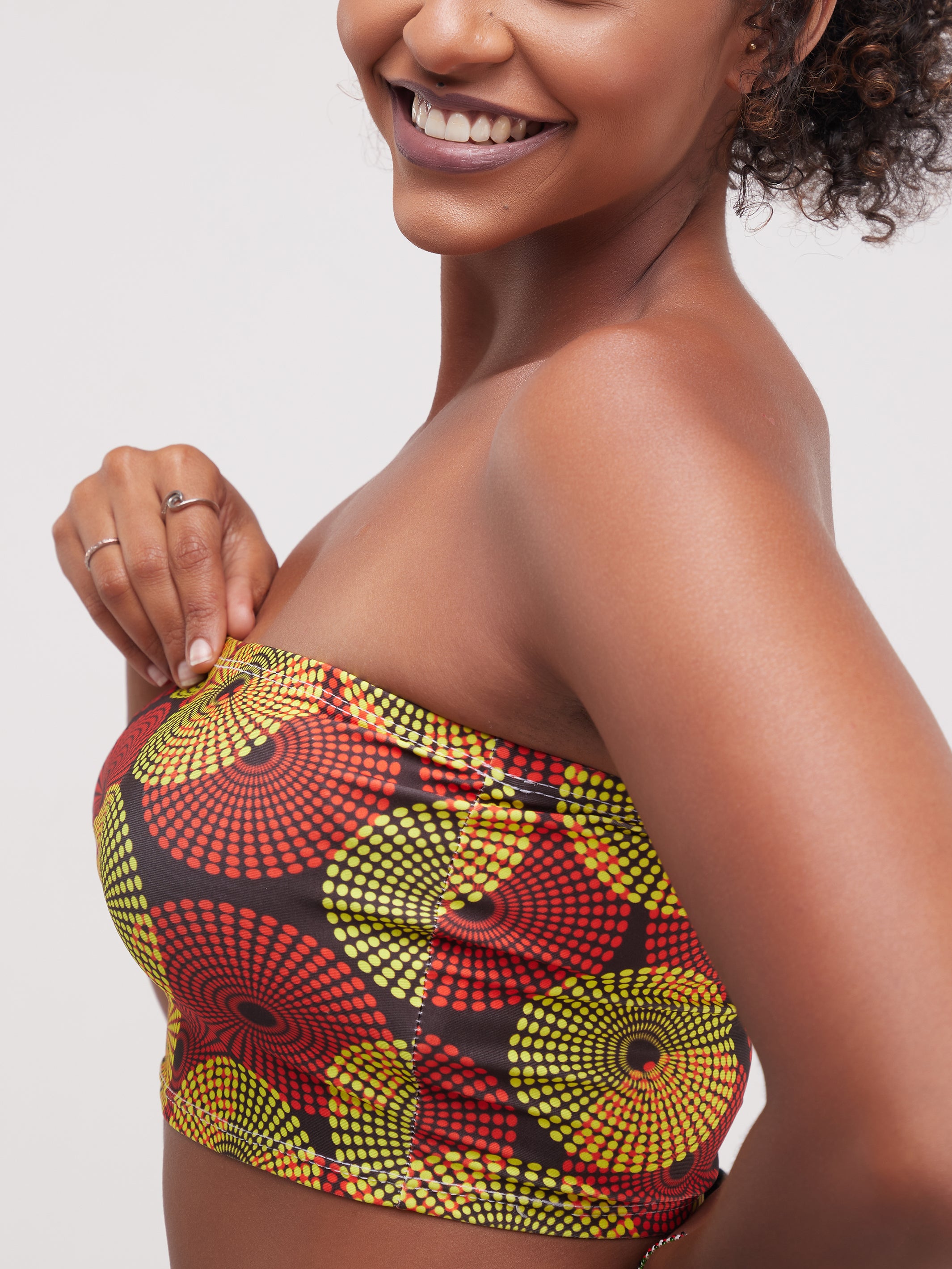 Zoya Essentials Bandeau - Yellow Ankara