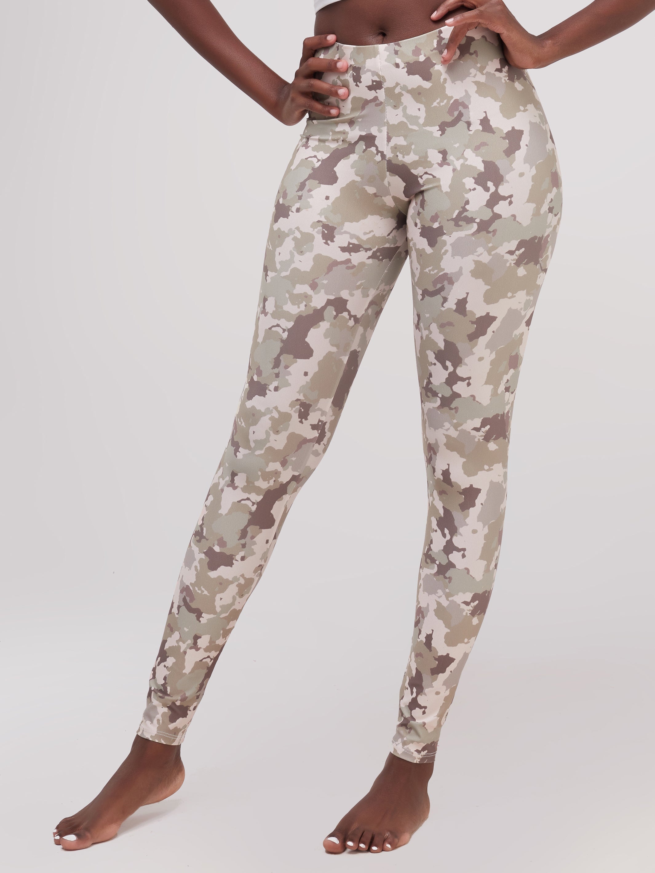 Zoya Essentials Leggings - Nude Camo