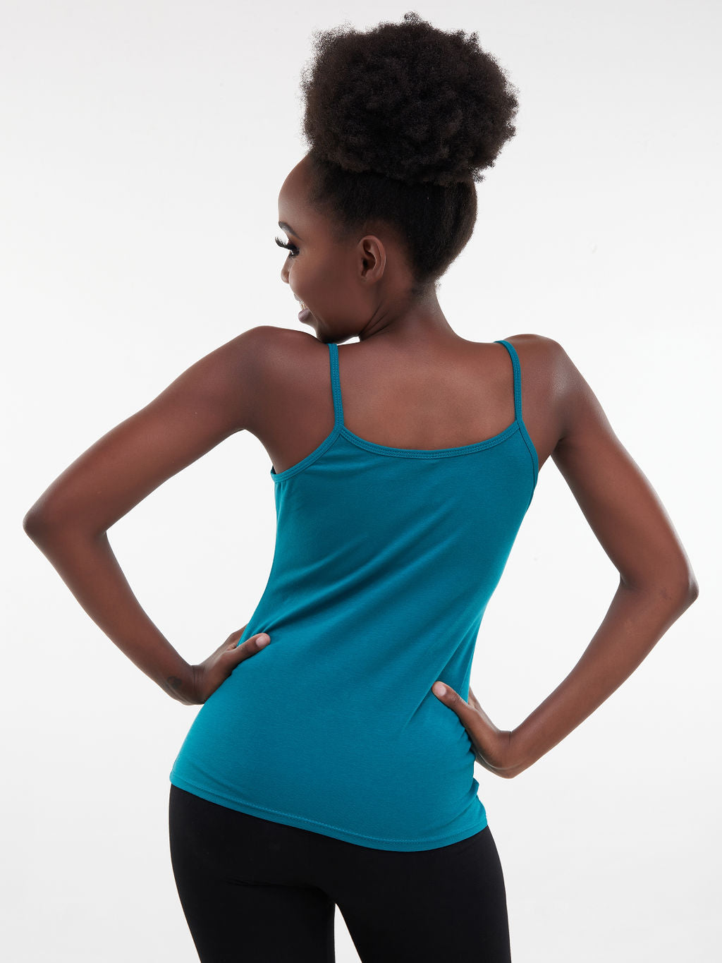 Zoya Chill Spaghetti Strap Tank Top - Teal