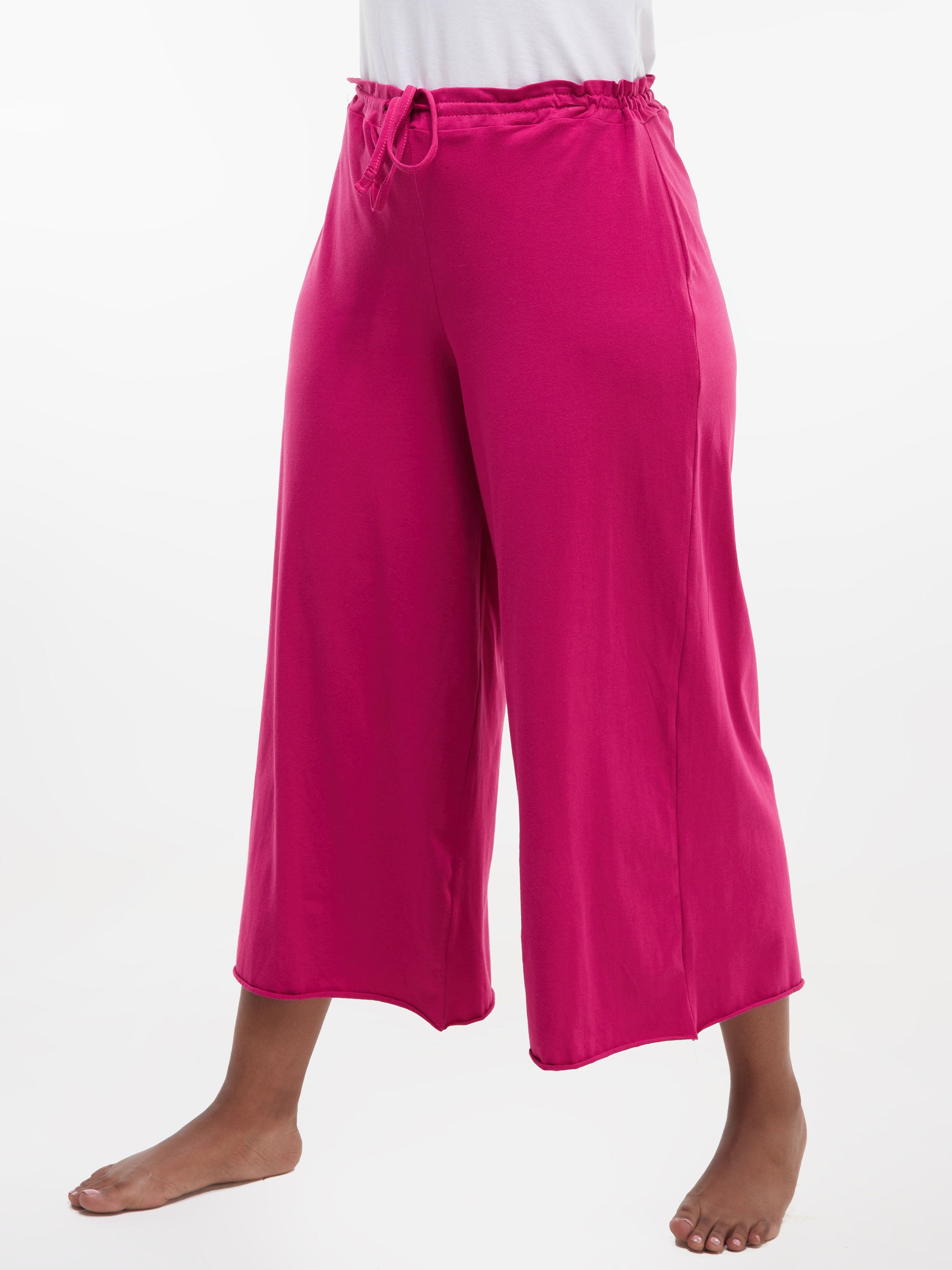 Zoya Chill Capri Pants - Fuschia