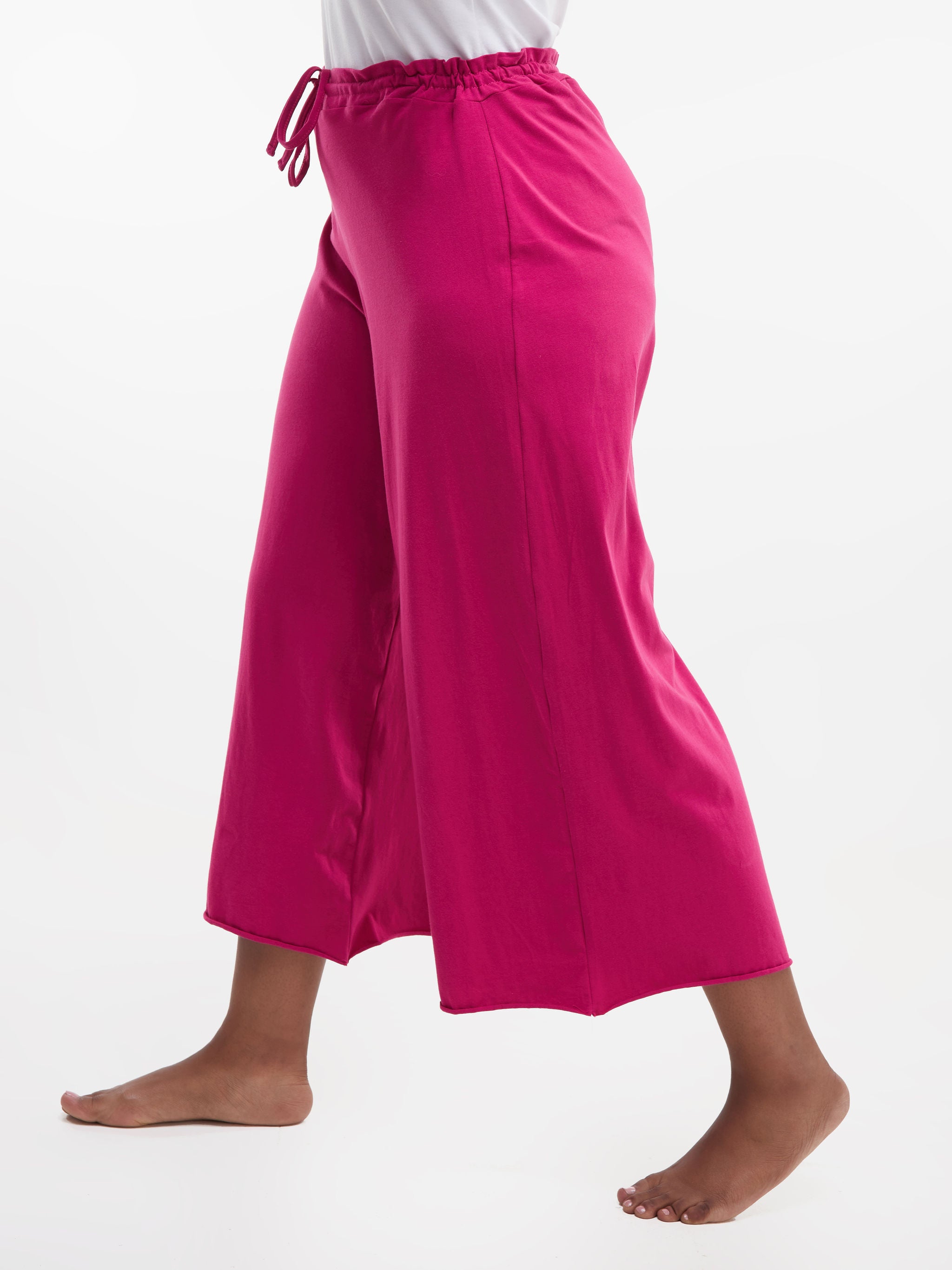 Zoya Chill Capri Pants - Fuschia
