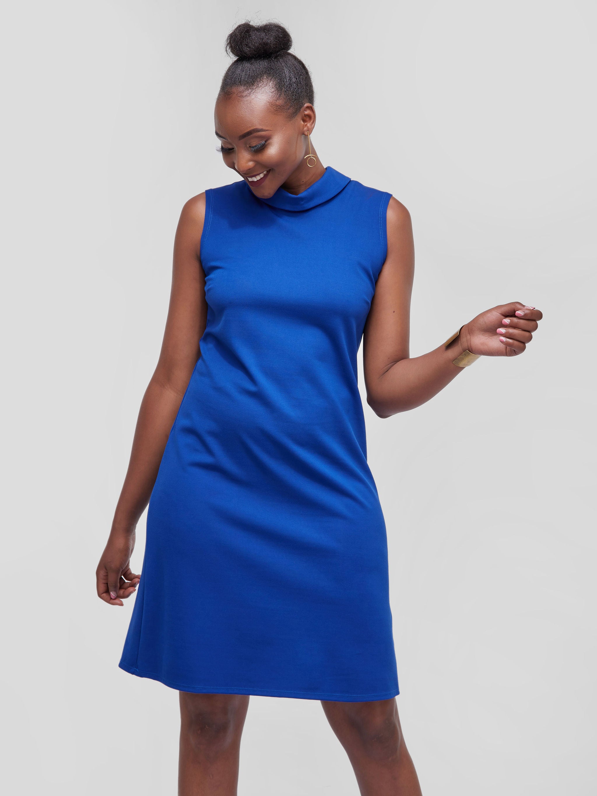 Vivo Chalbi A-line Dress - Royal Blue