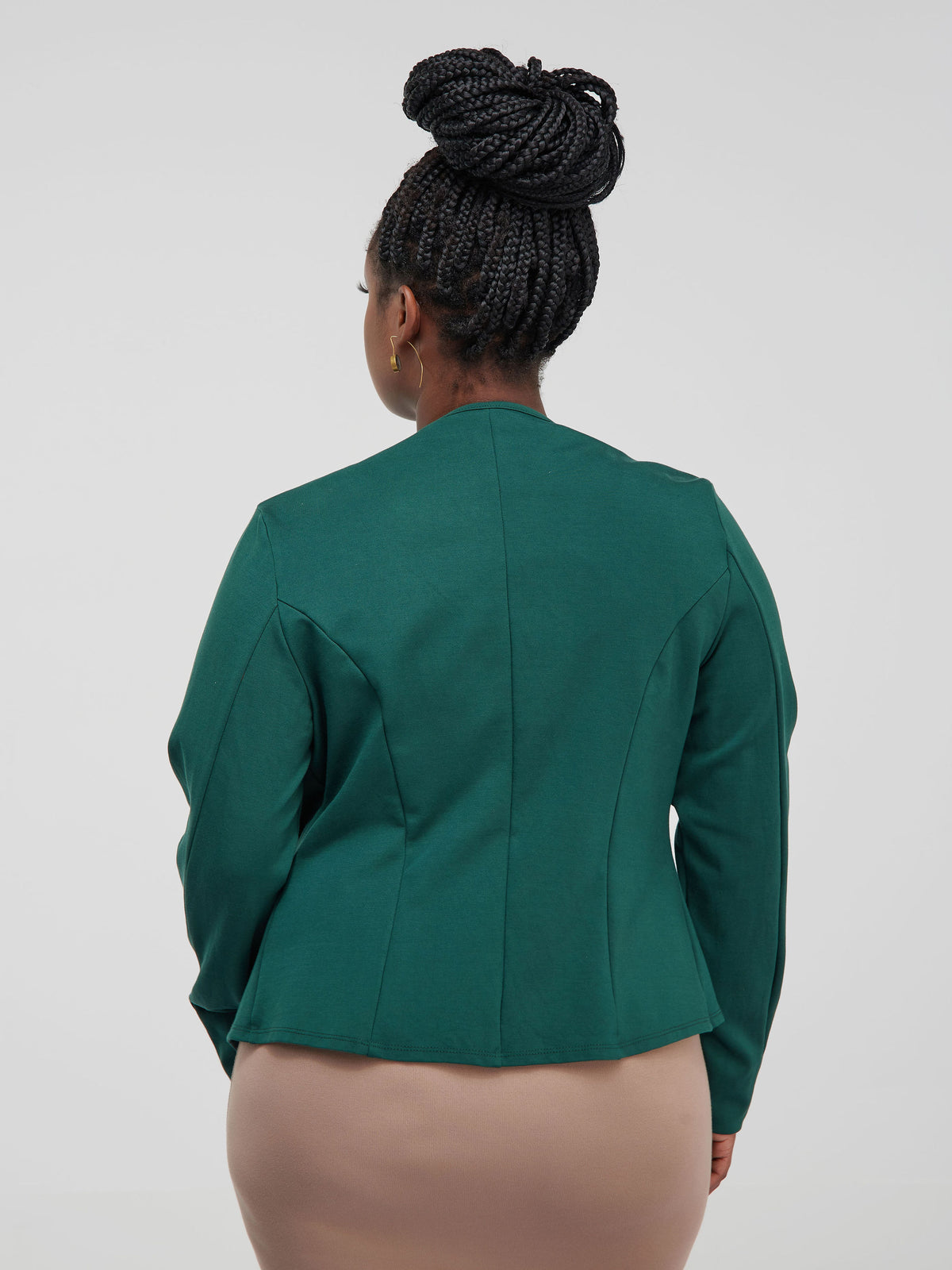 Vivo Basic Dua Jacket in Ponte - Red