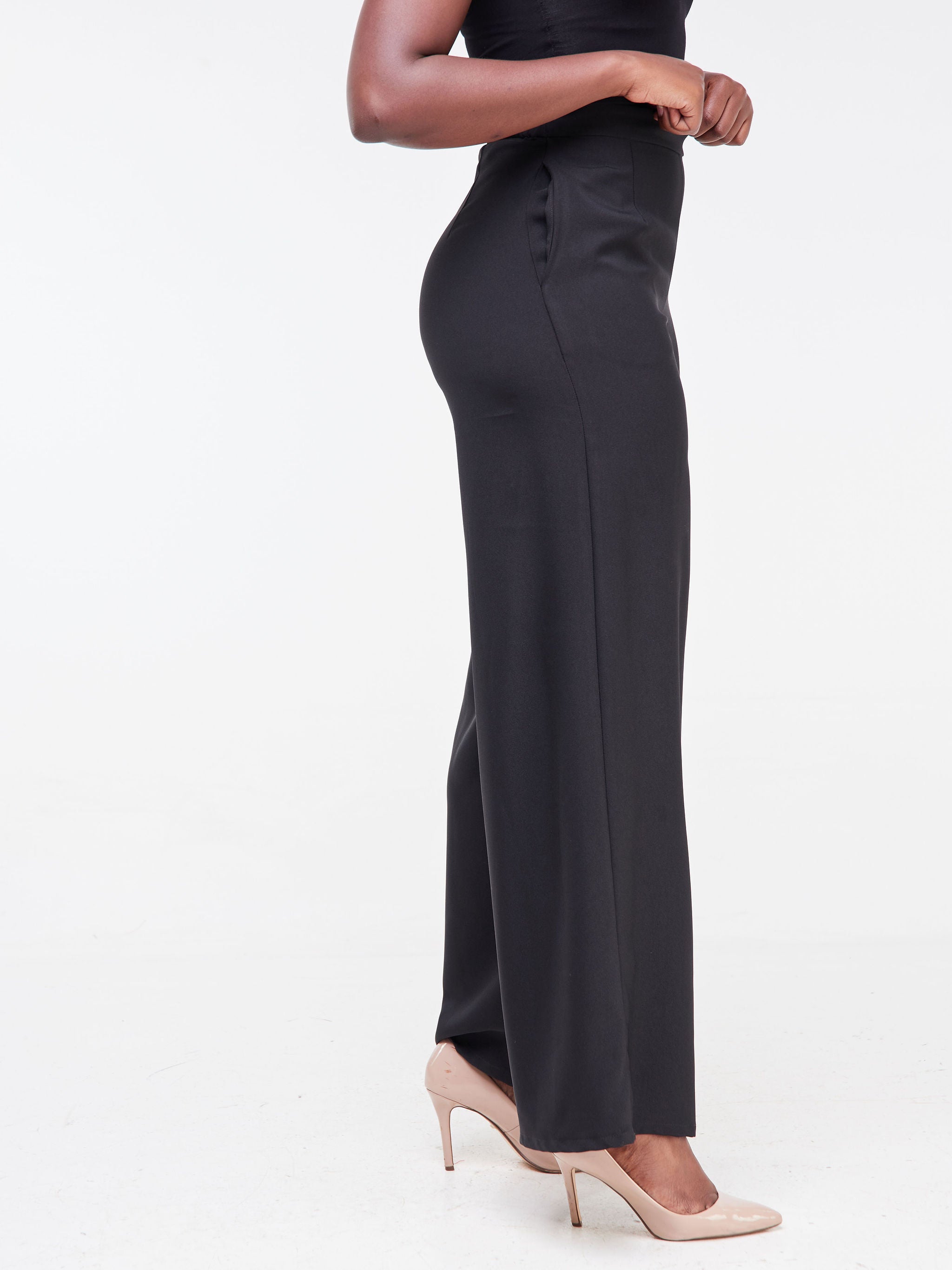 Vivo Fahari Wide Leg Pants - Black