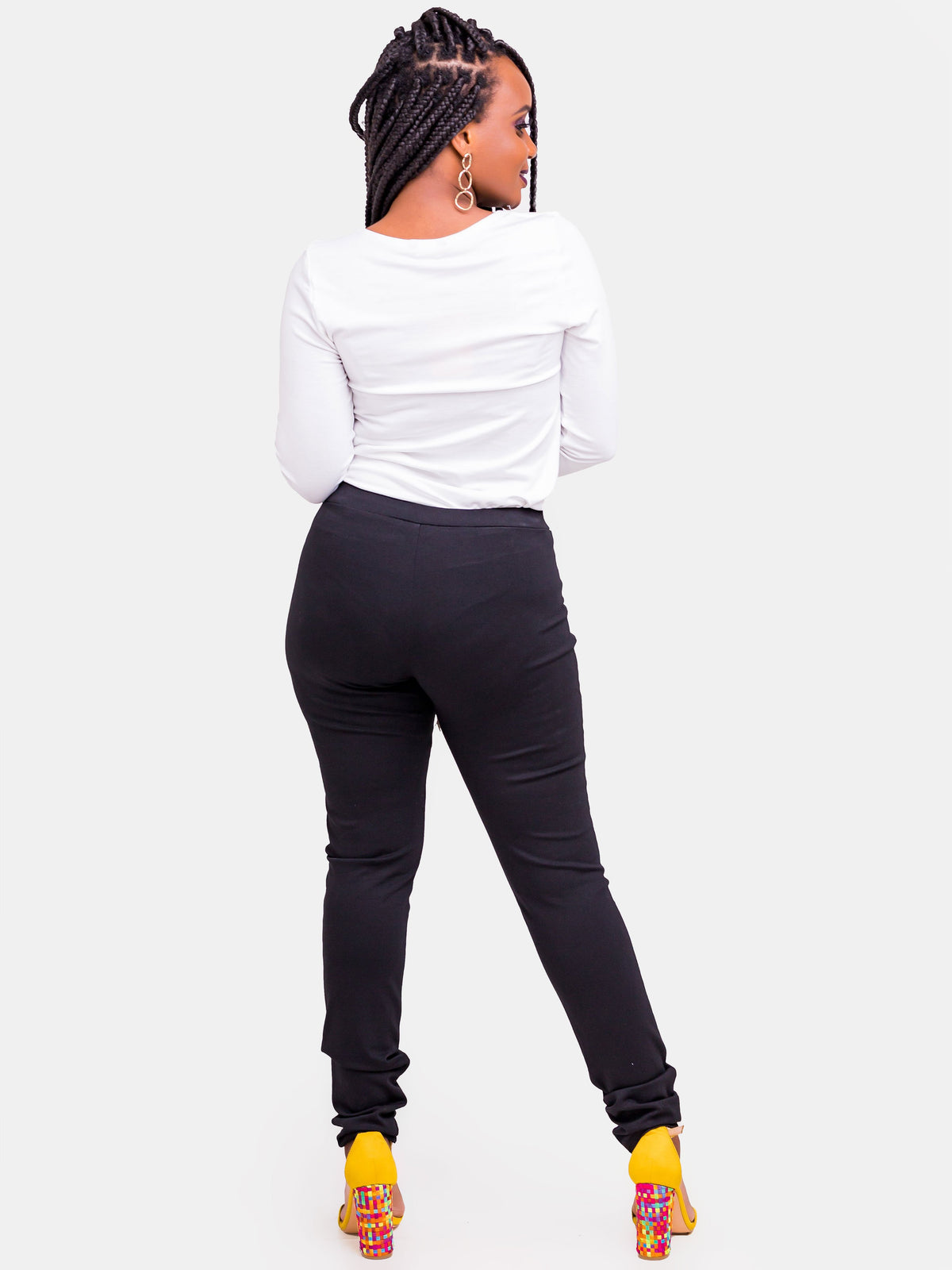 Vivo Zari Puff Sleeved Bodysuit - Black
