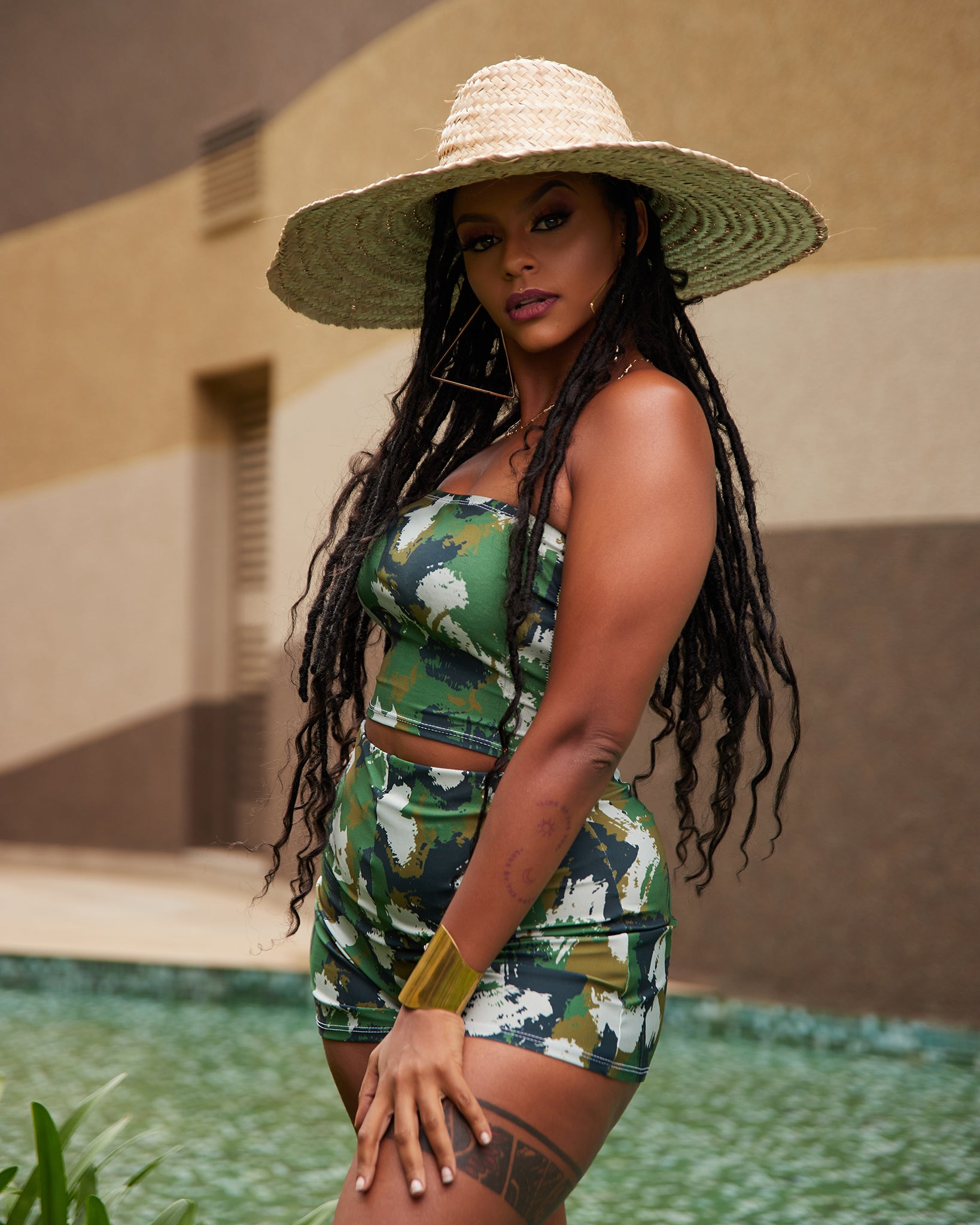Zoya Essentials Bandeau - Green Camo