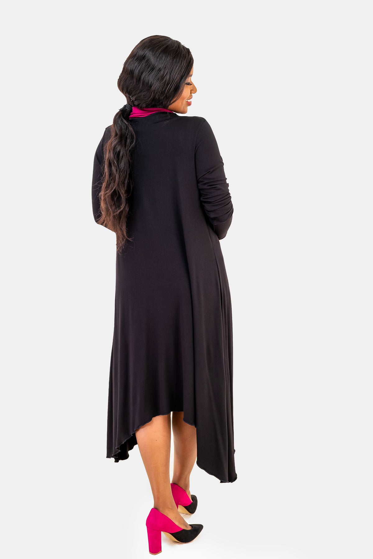 Vivo Basic Sienna Waterfall In Jersey- Black main image 0