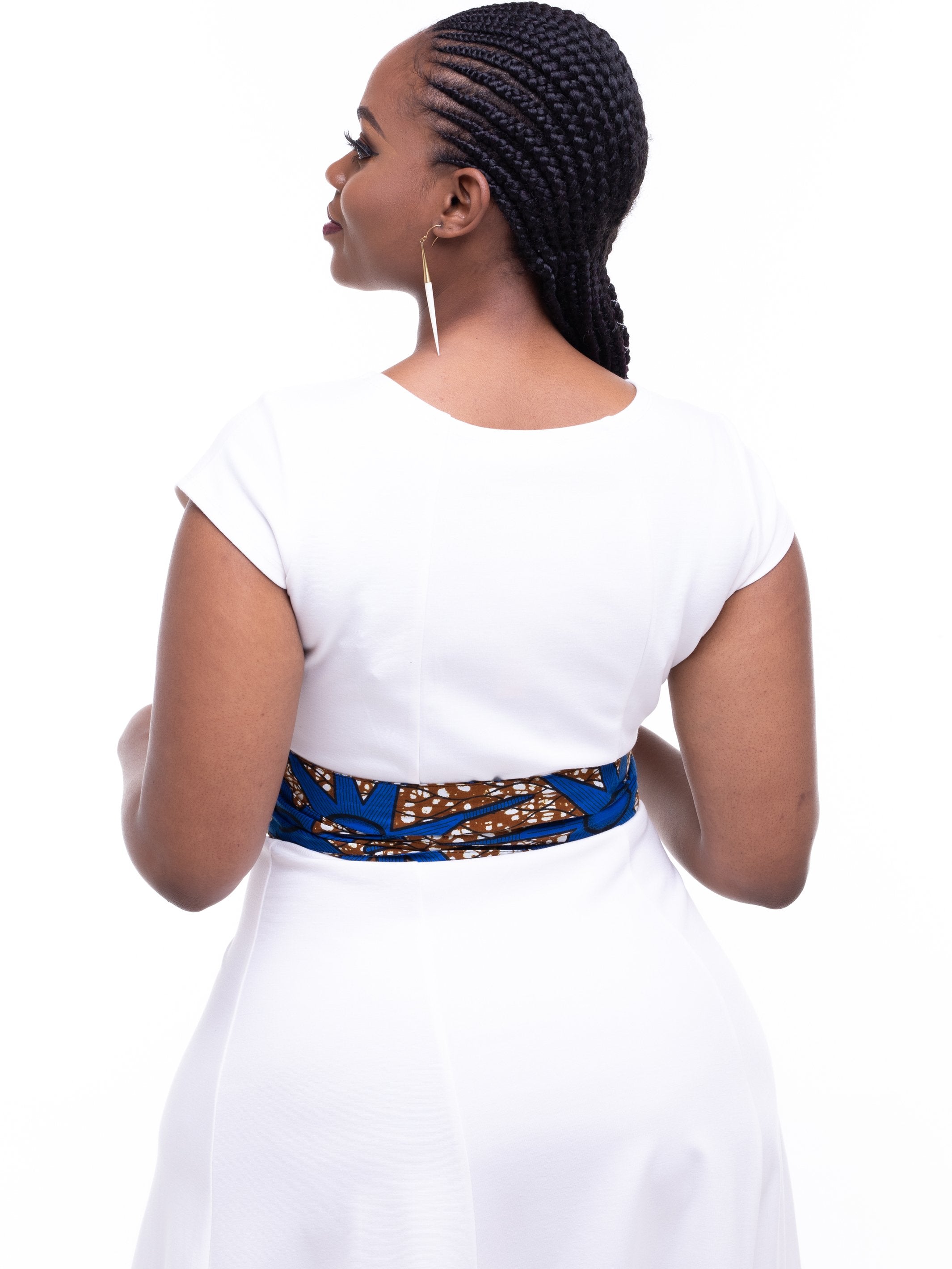 Vivo Aziza Belt - Royal Print - Shop Zetu