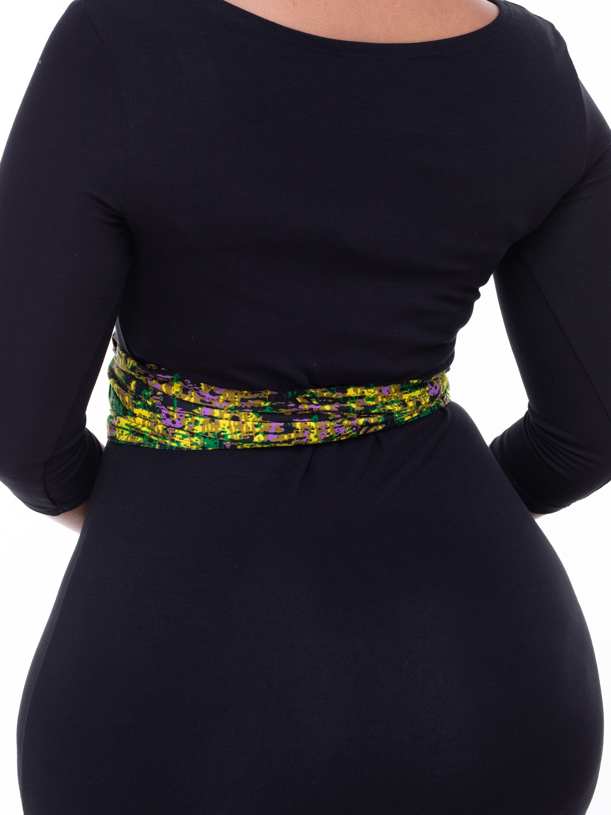 Vivo Aziza Belt - Green Print - Shop Zetu