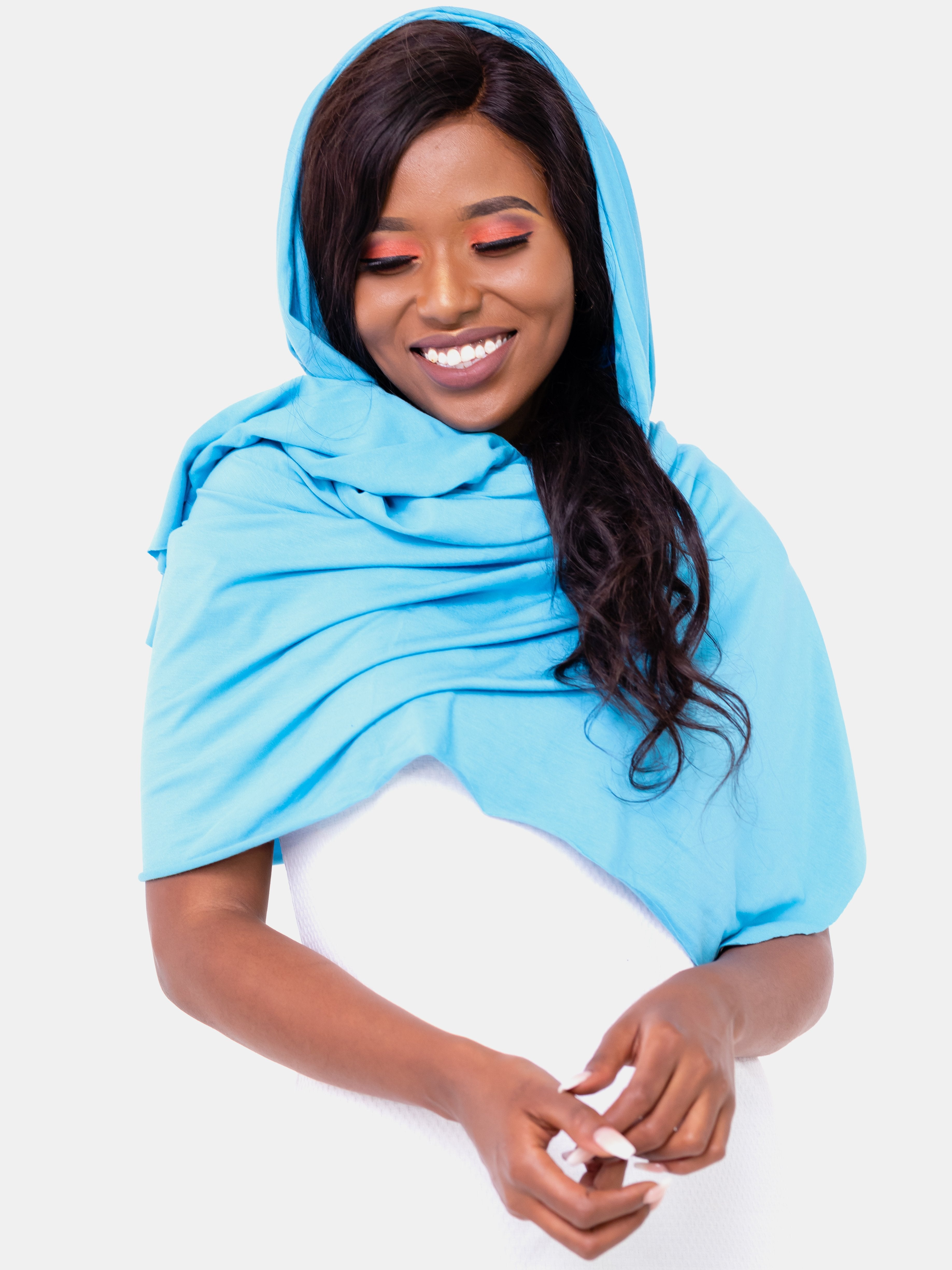 Vivo Scarf/Head Wrap - Blue - Shop Zetu