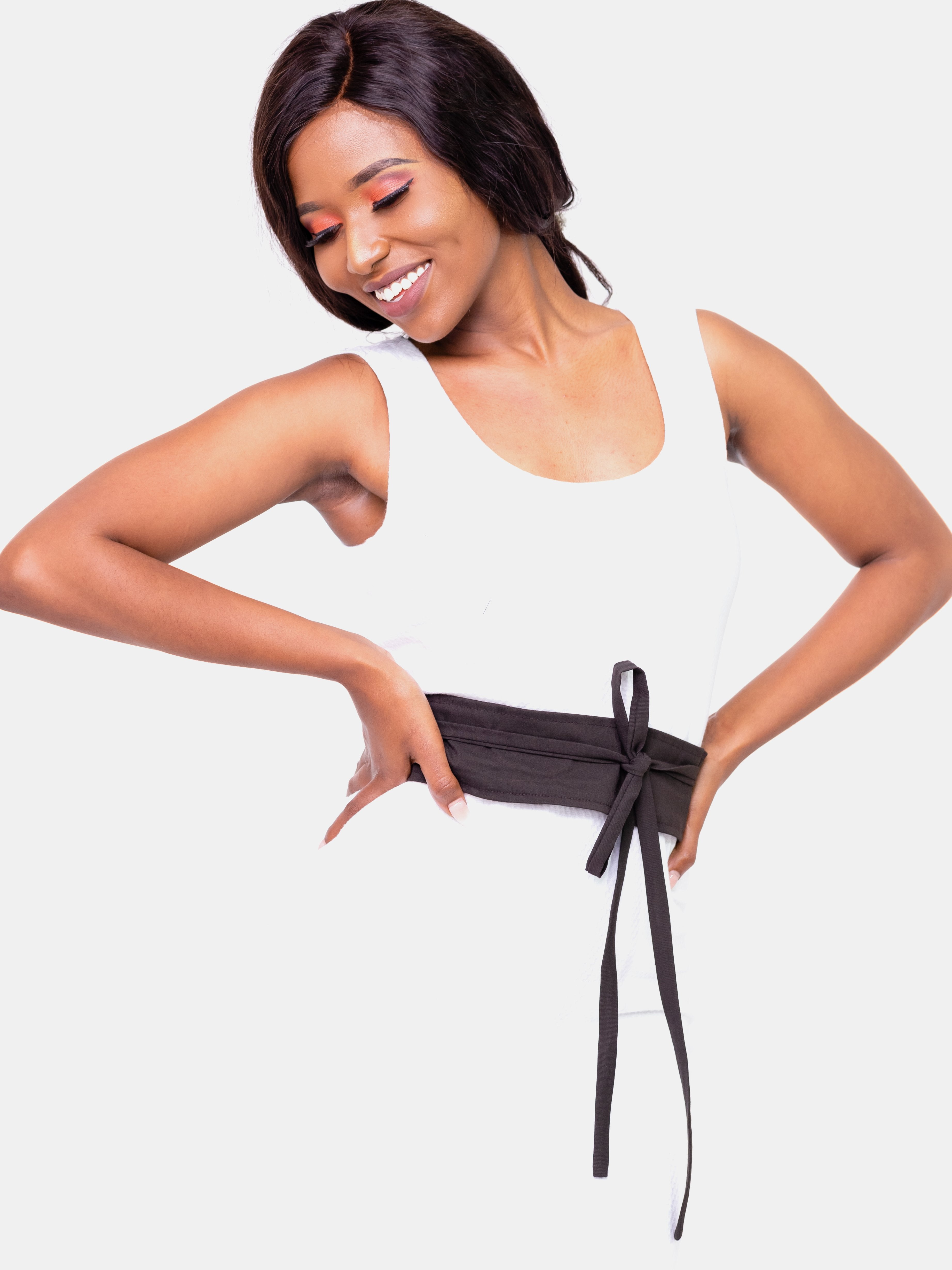 Vivo Strappy Belt - Chocolate Brown - Shop Zetu