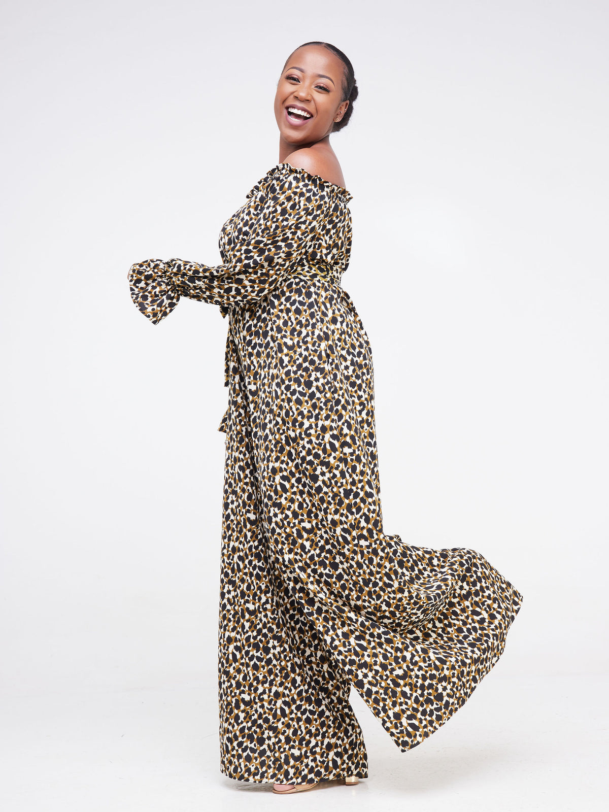 Vivo Arusha Off Shoulder Jumpsuit - Black main image 0