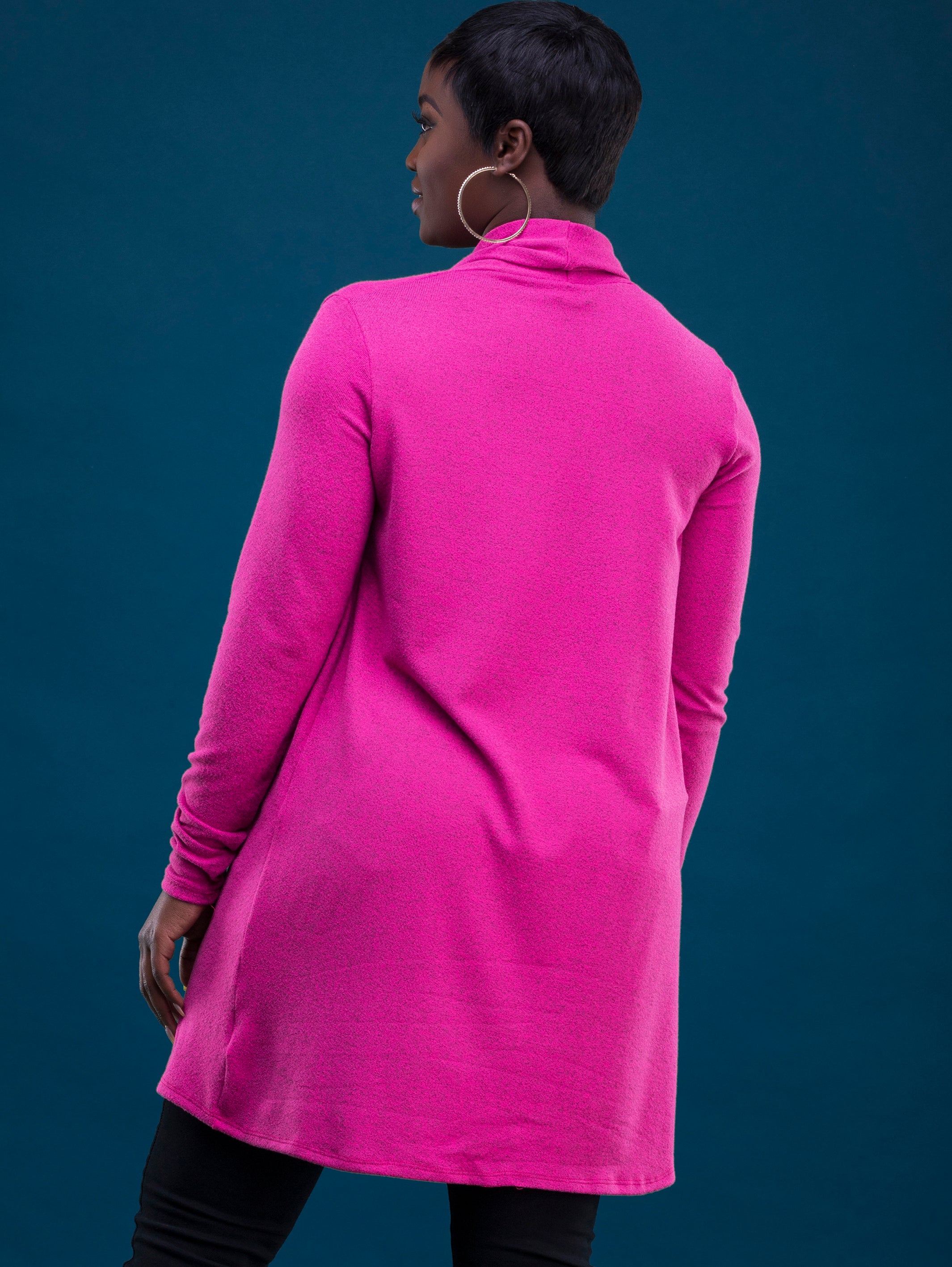 Vivo Basic May Sweater - Fuschia
