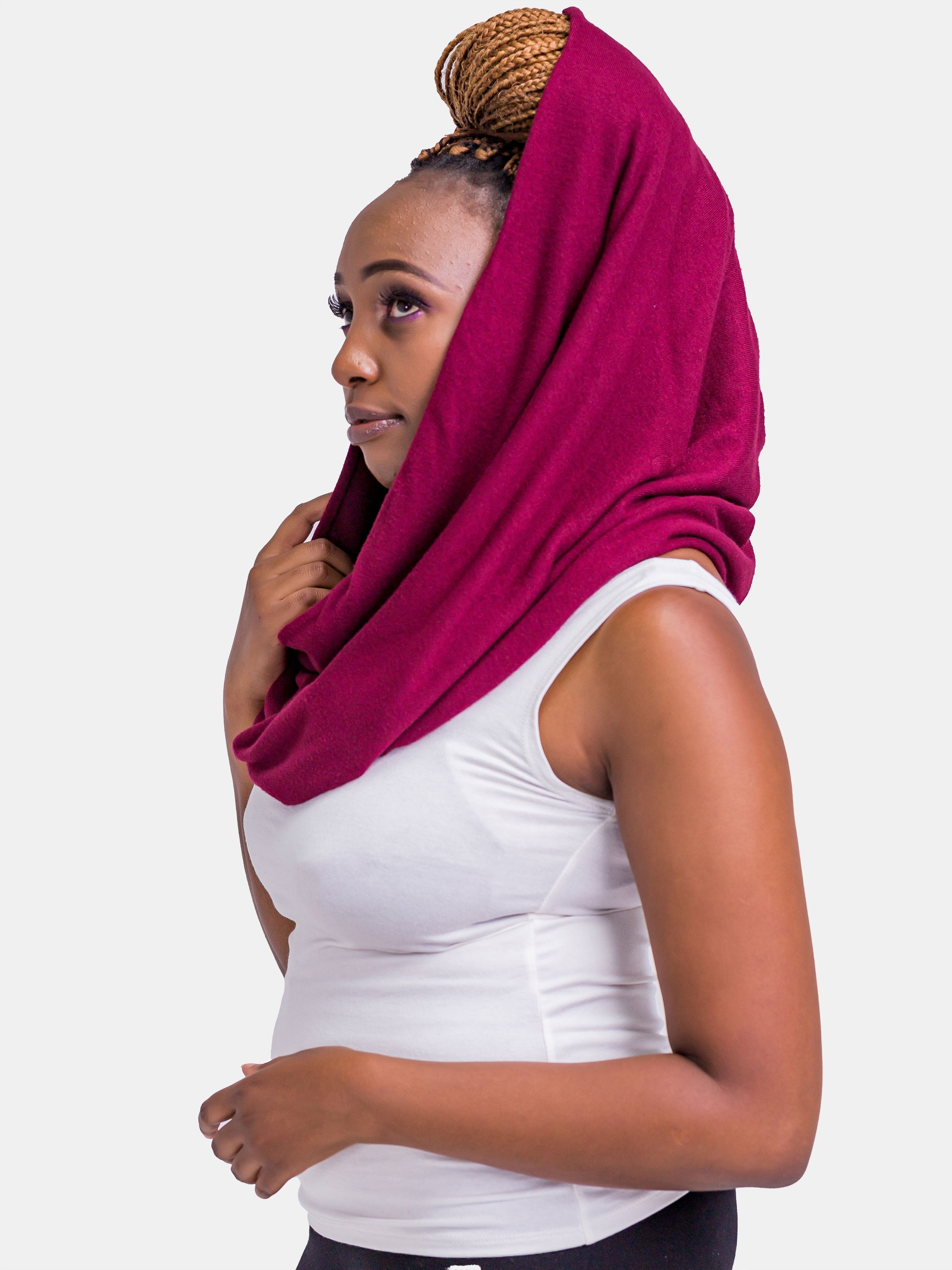 Vivo Snood - Maroon - Shop Zetu