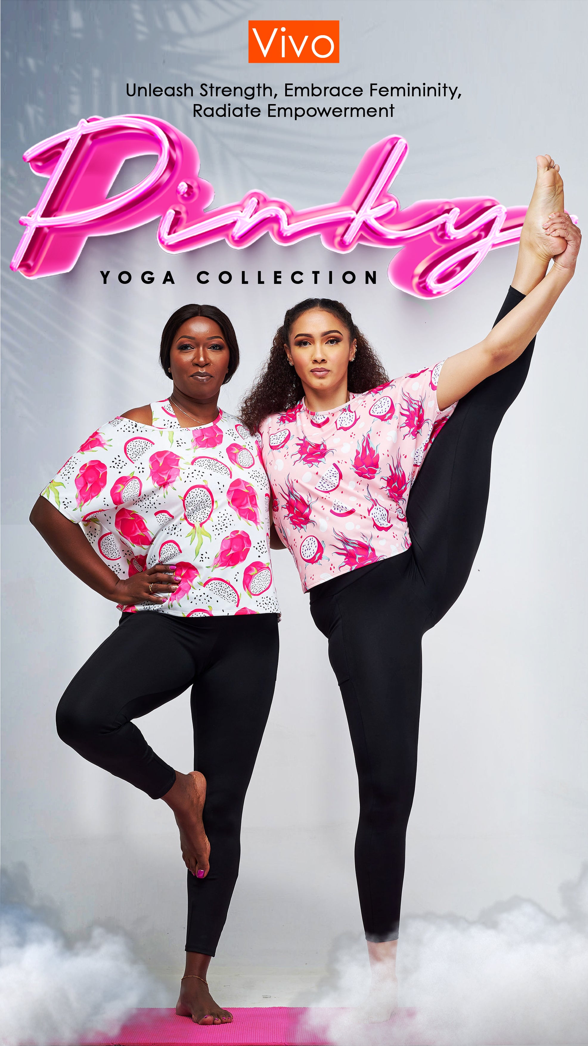Unleashing Strength and Embracing Femininity: Introducing the Vivo X Pinky Yoga Collection!