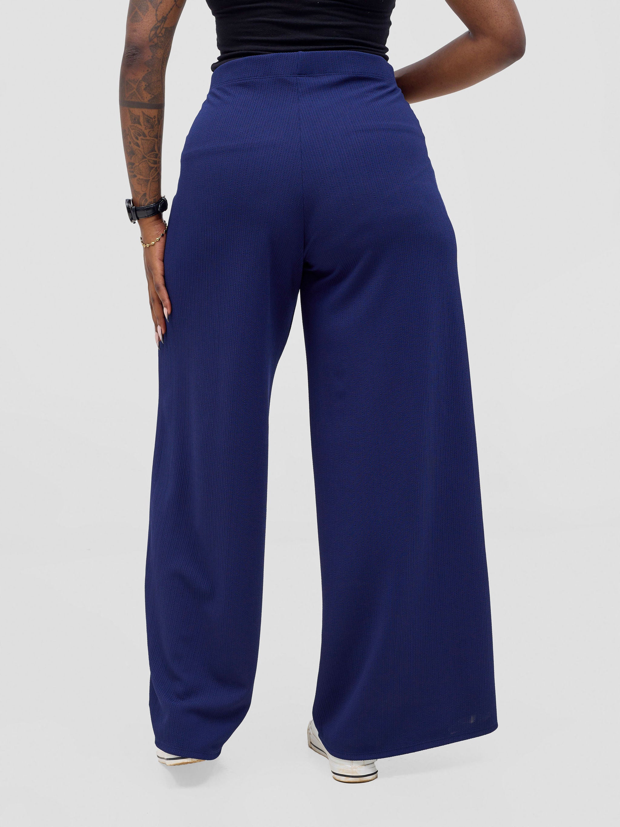 Vivo Chela Wide Leg Pants - Navy
