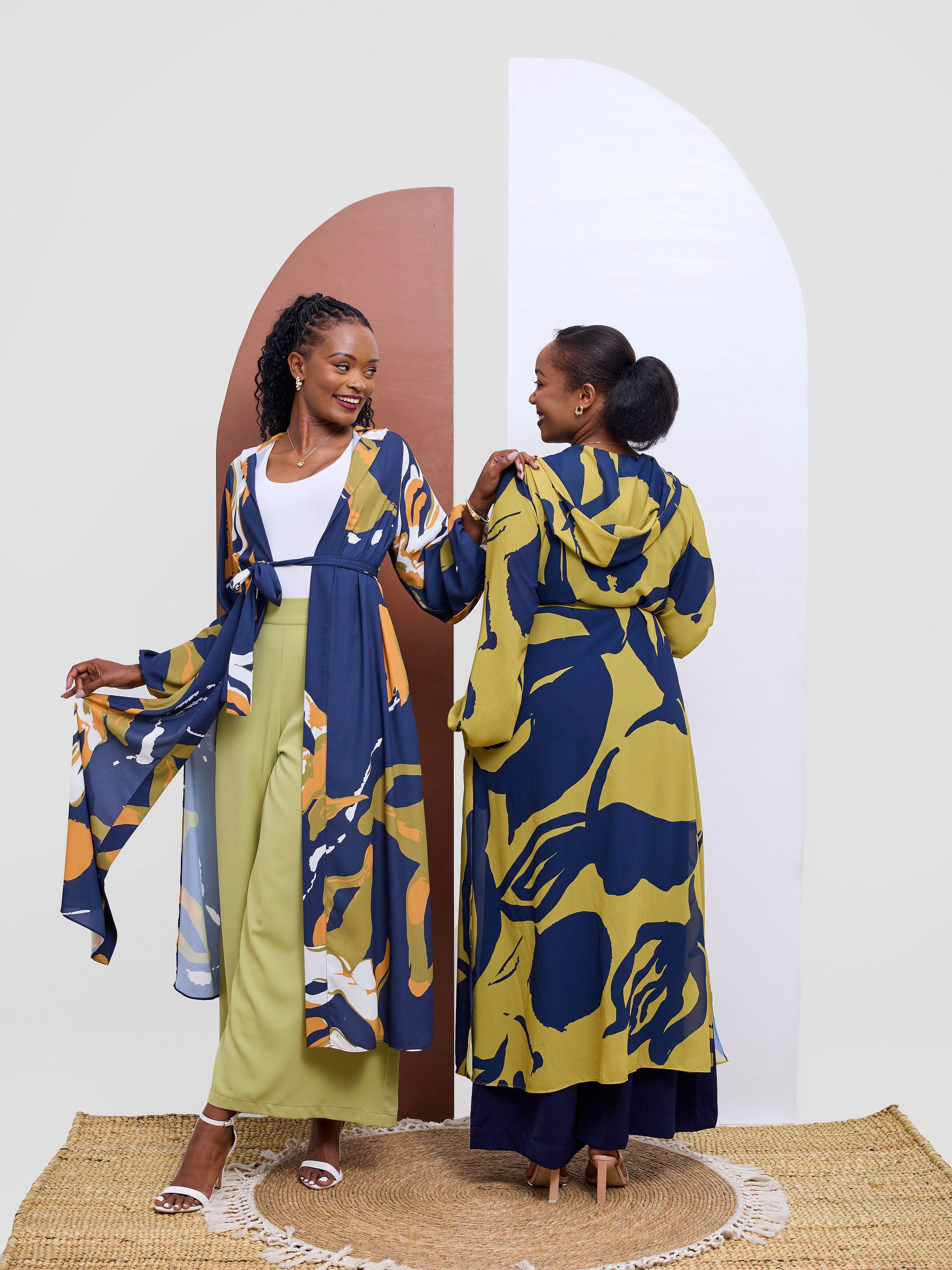 Vivo Kelemi 4.0  Kimono - Lime / Navy Nashe Print