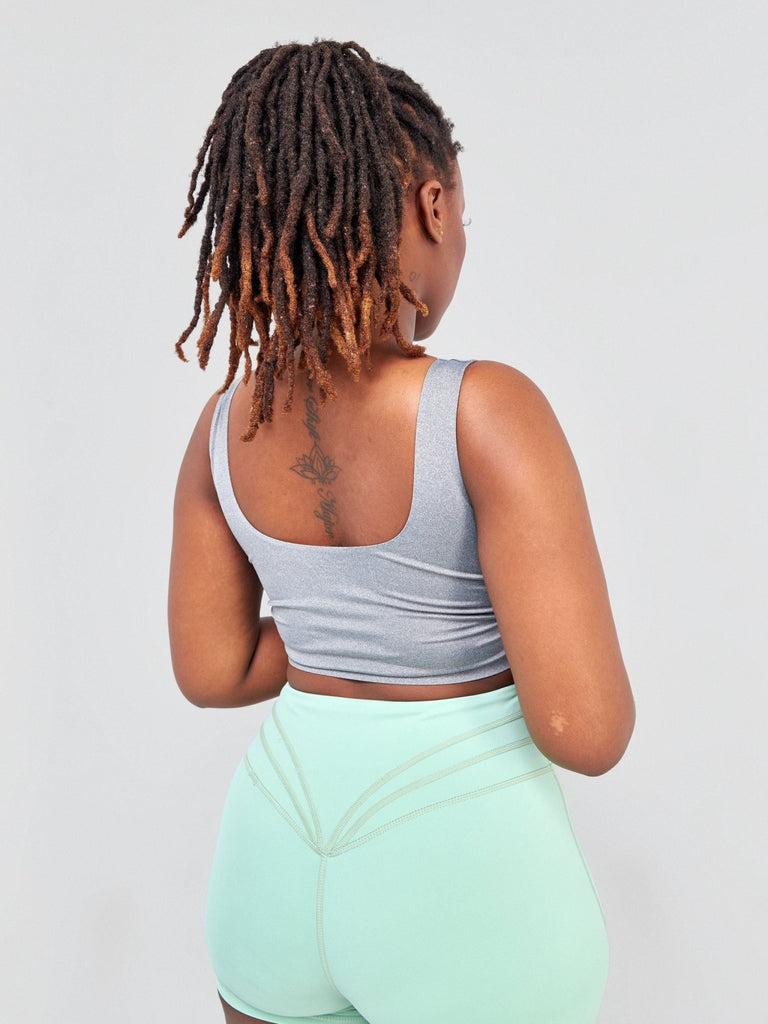 Ava Fitness Rozy Workout Shorts - Green - Shopzetu