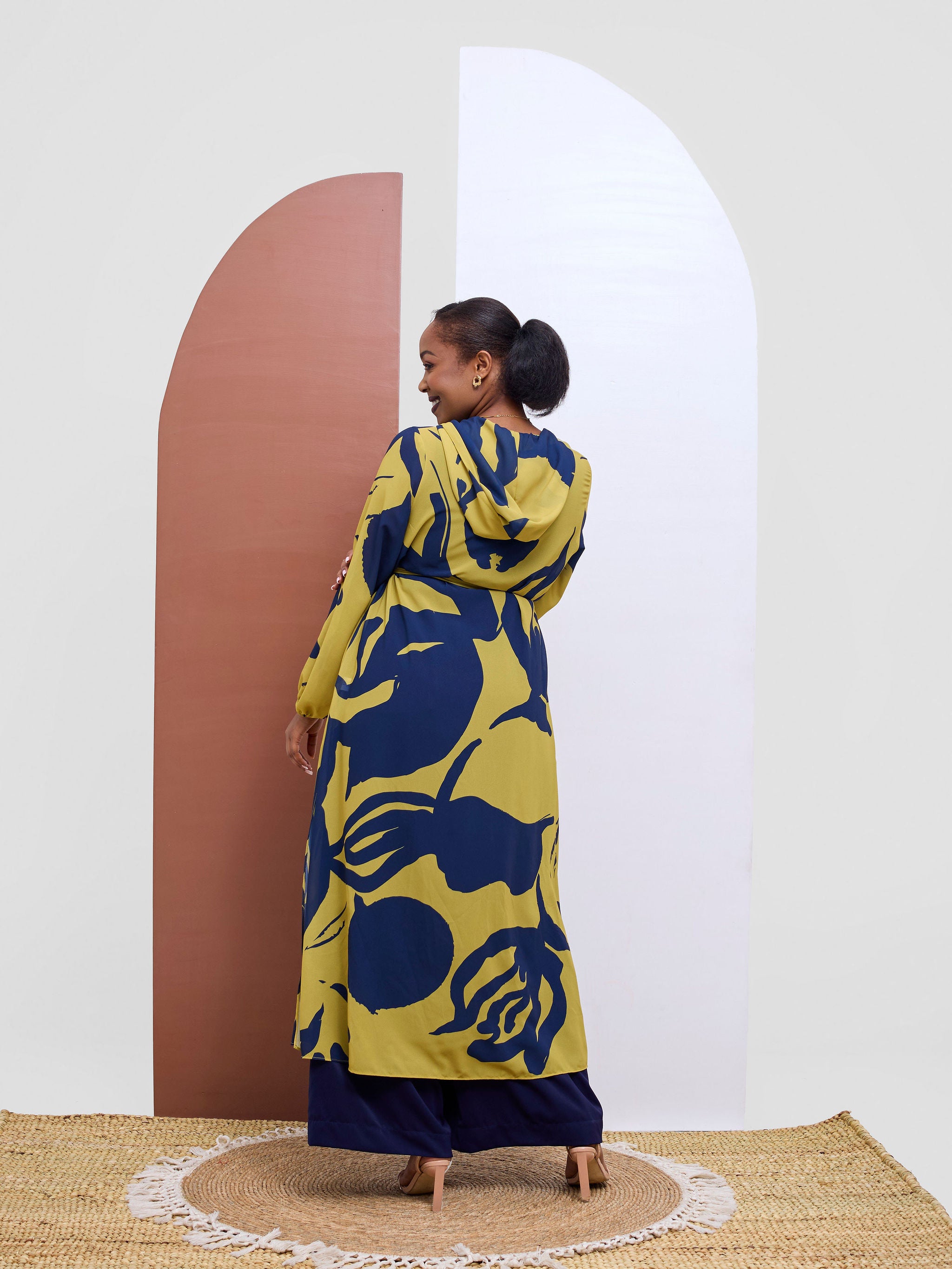 Vivo Kelemi 4.0  Kimono - Lime / Navy Nashe Print