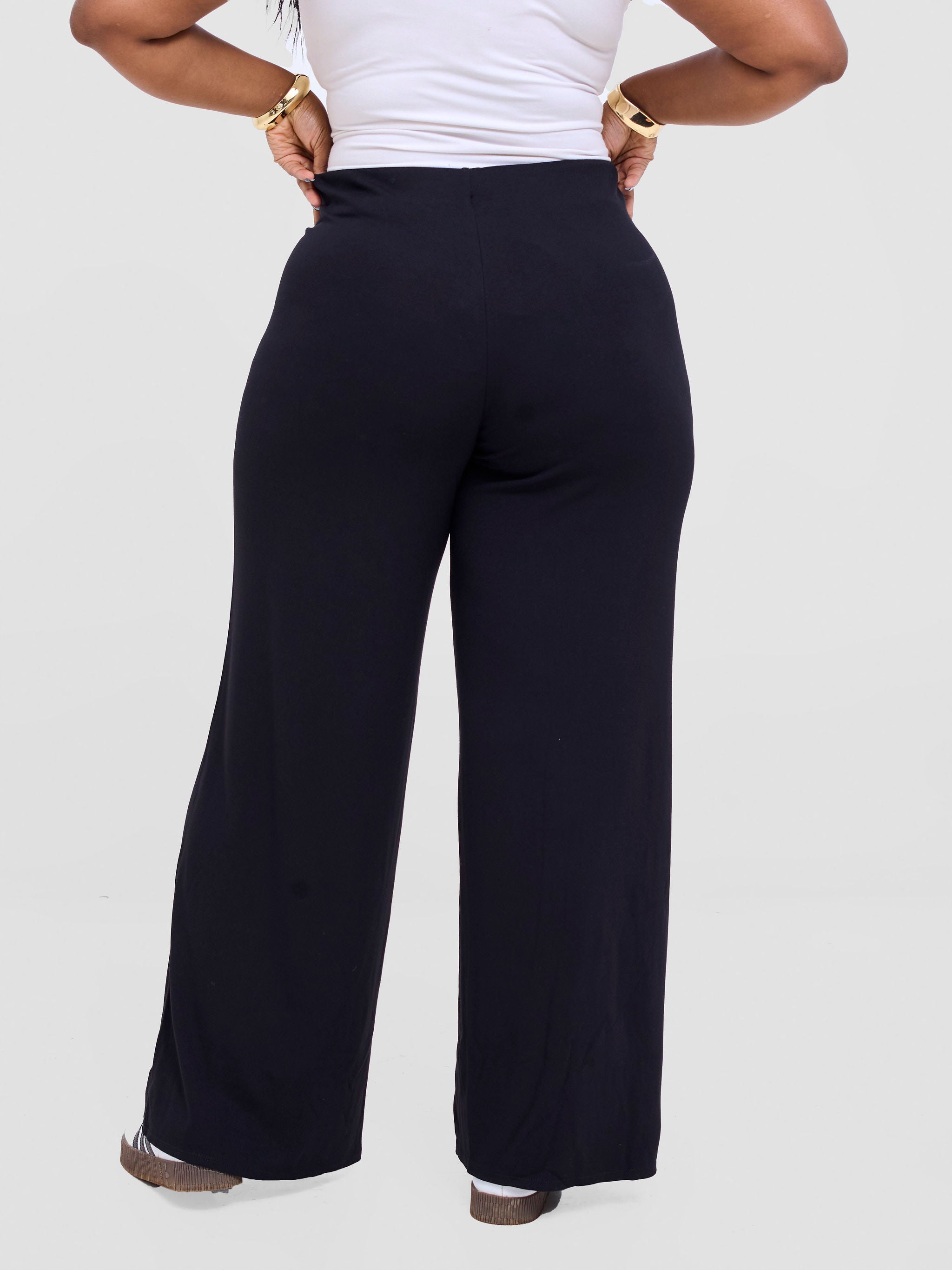 Vivo Basic Palazzo Pants  - Black