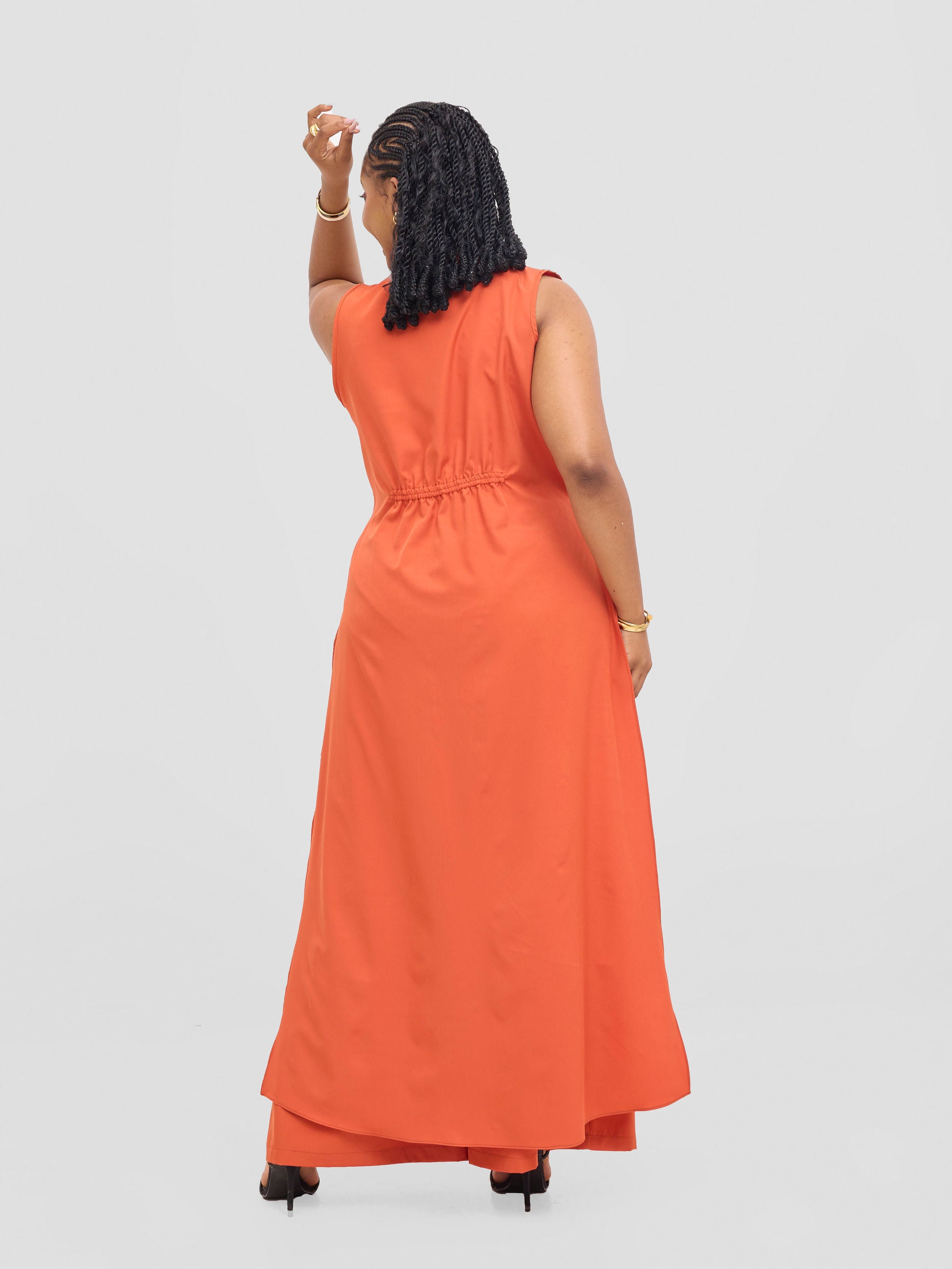 Vivo Isabi Sleeveless Kimono - Rust