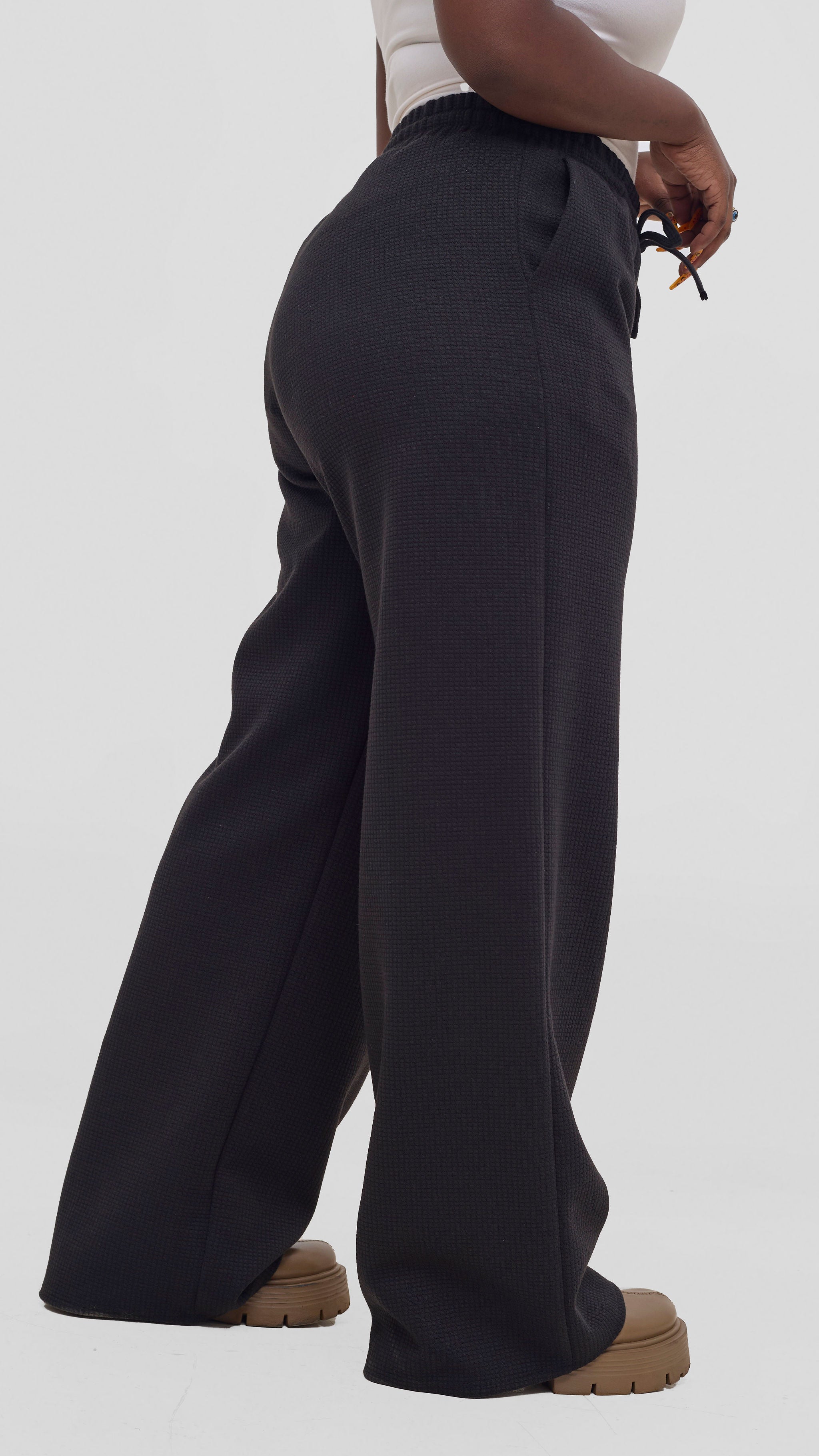 Shiv & Shikie X Safari Drawstring Pants - Black